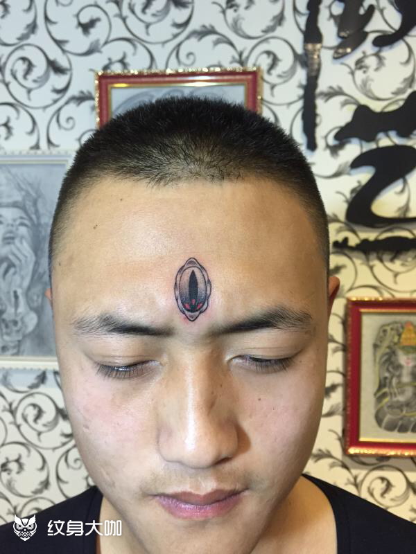 天眼_纹身图案手稿图片_赵飞的纹身作品集