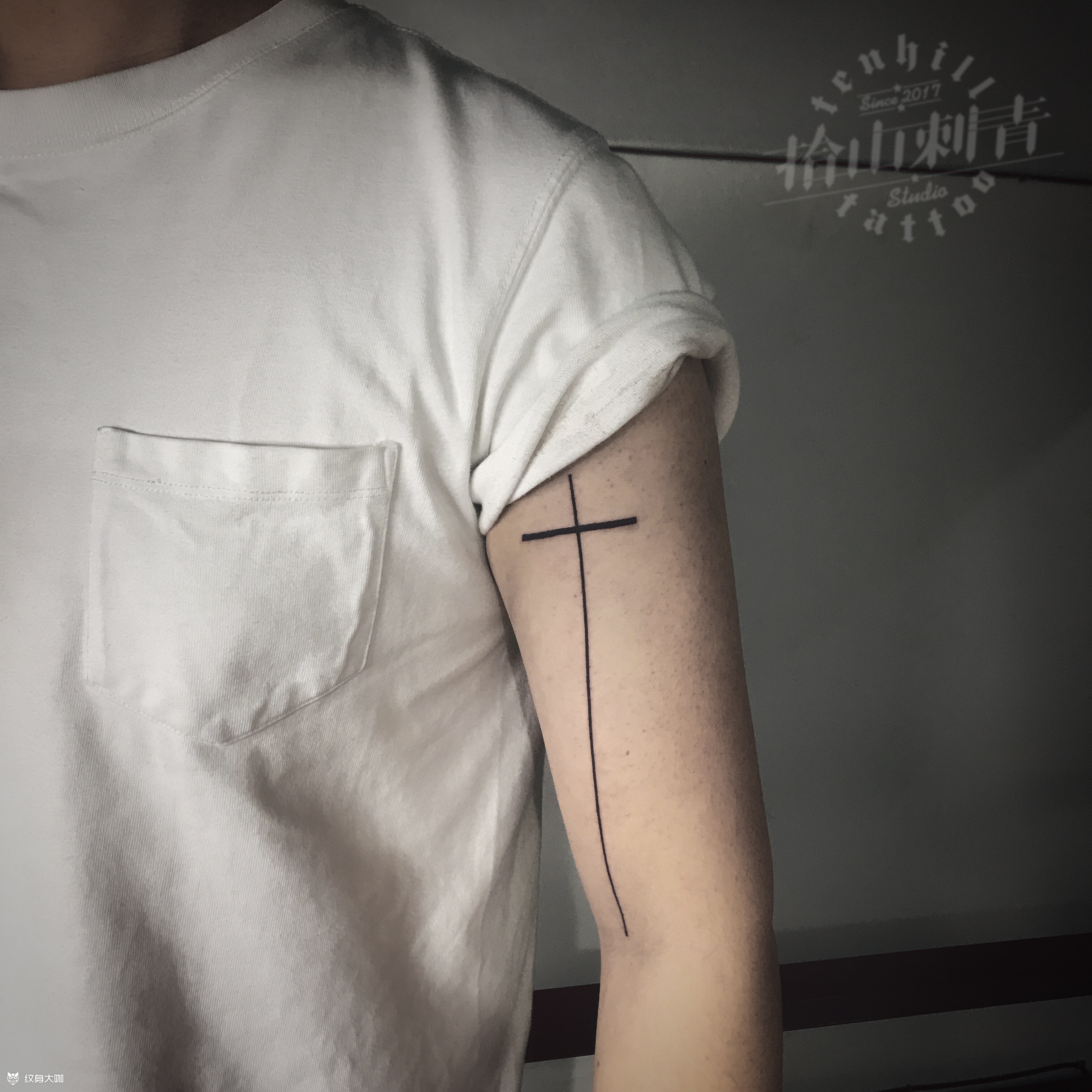 直线_纹身图案手稿图片_吕越的纹身作品集