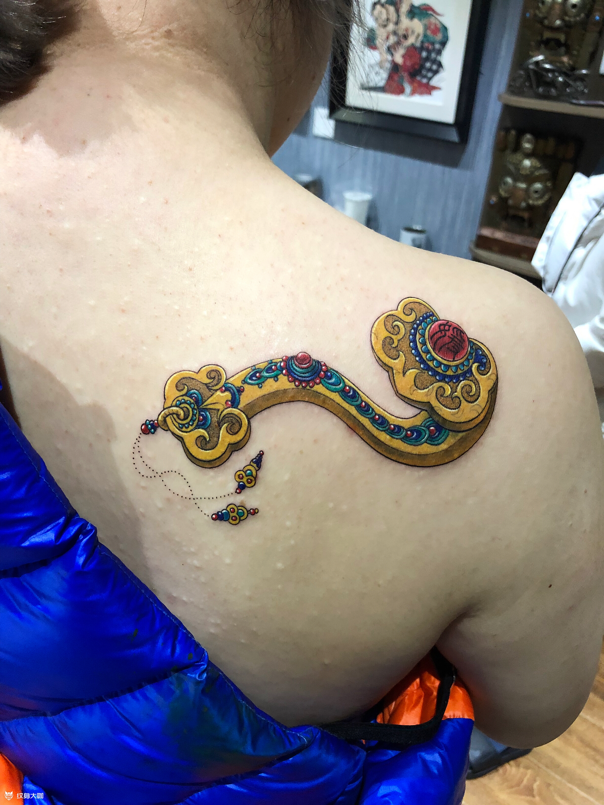 如意_纹身图案手稿图片_曲艺的纹身作品集