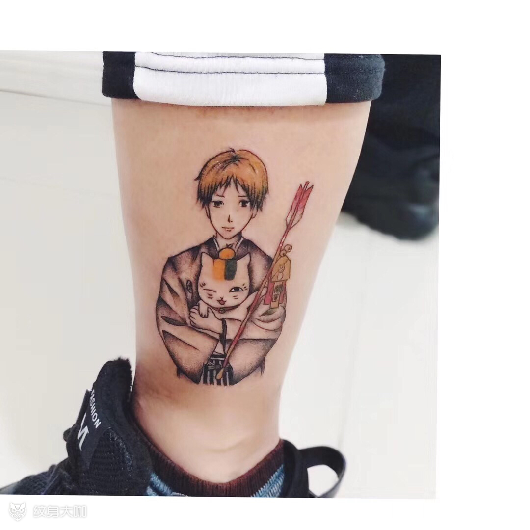 夏目友人帐_纹身图案手稿图片_小刀酱的纹身作品集