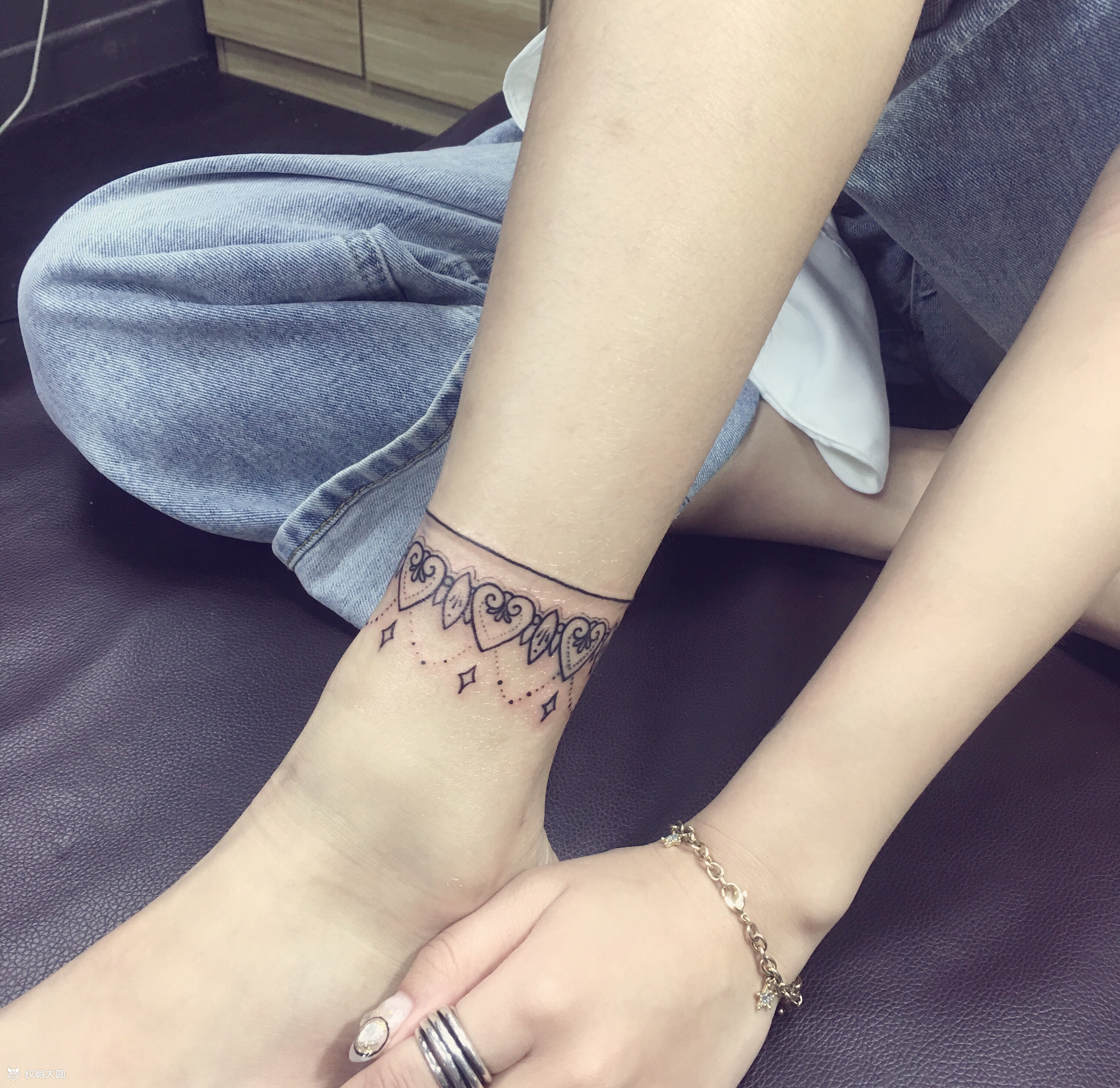 脚环_纹身图案手稿图片_tatoo杰的纹身作品集