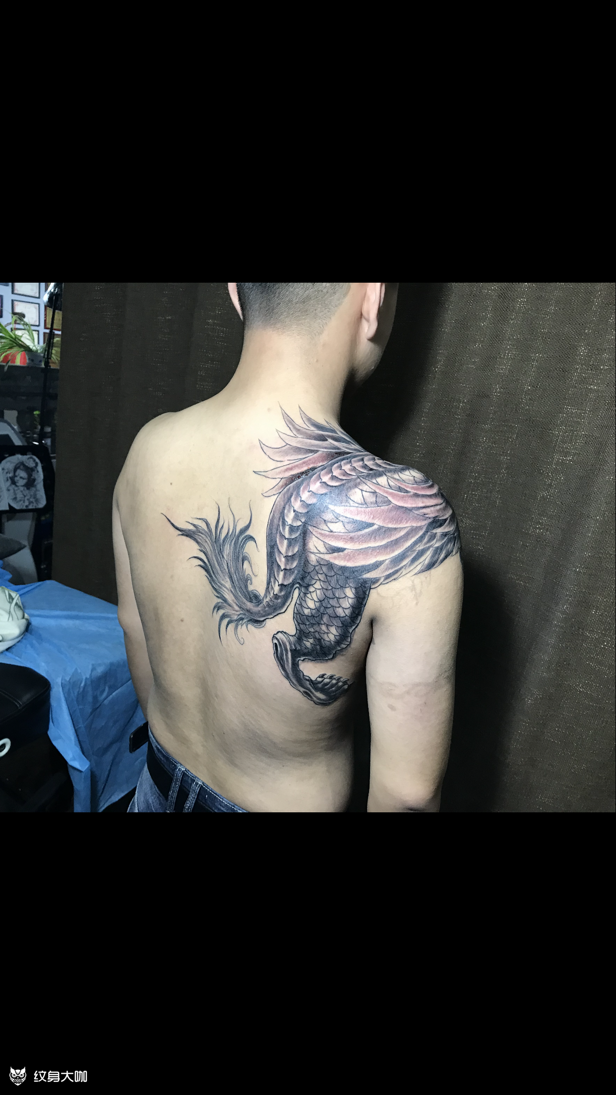 穷奇客人在网上找了一张图,我_纹身吧社区 - 纹身大咖