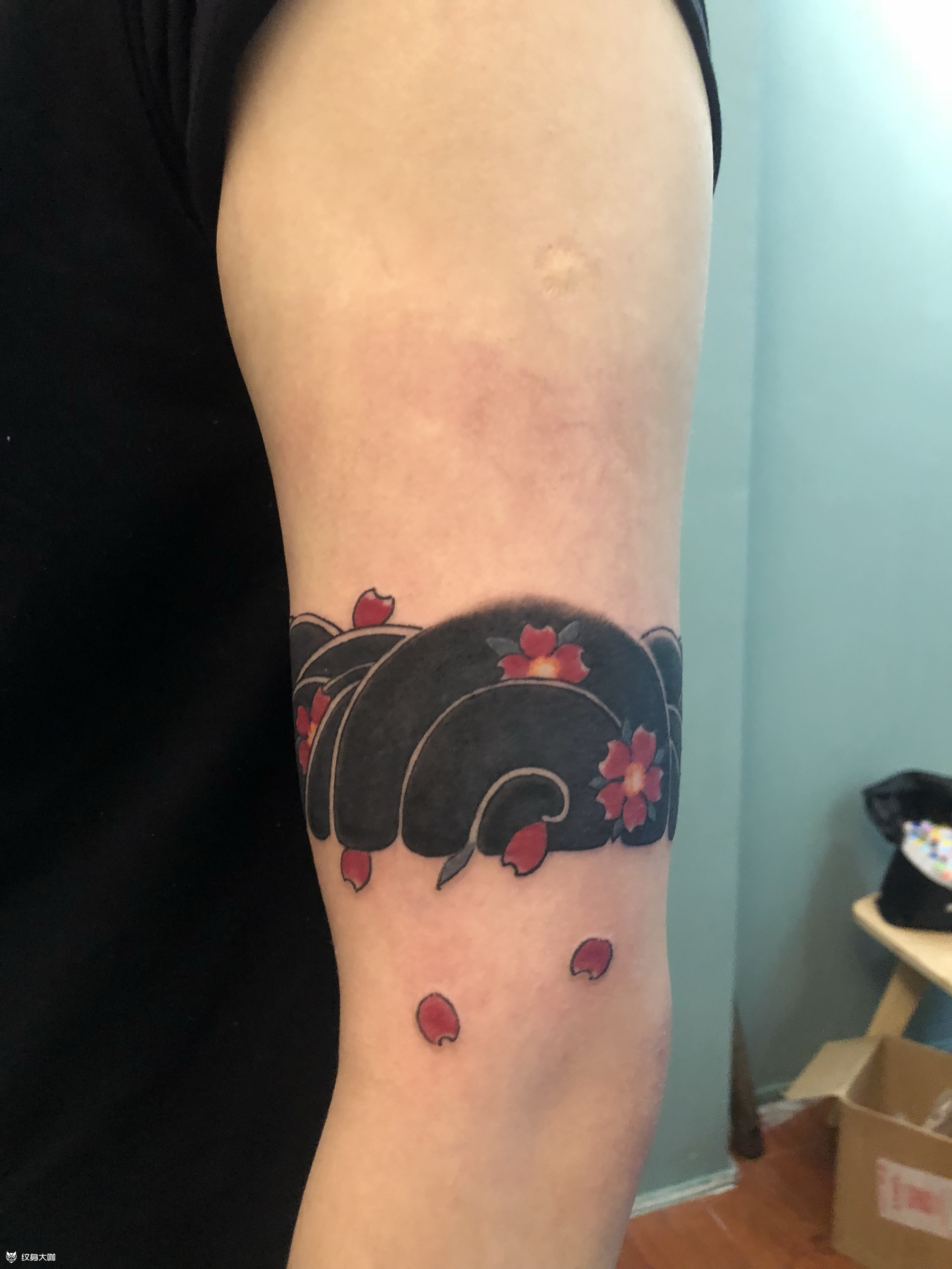 传统臂环_纹身图案手稿图片_周延的纹身作品集