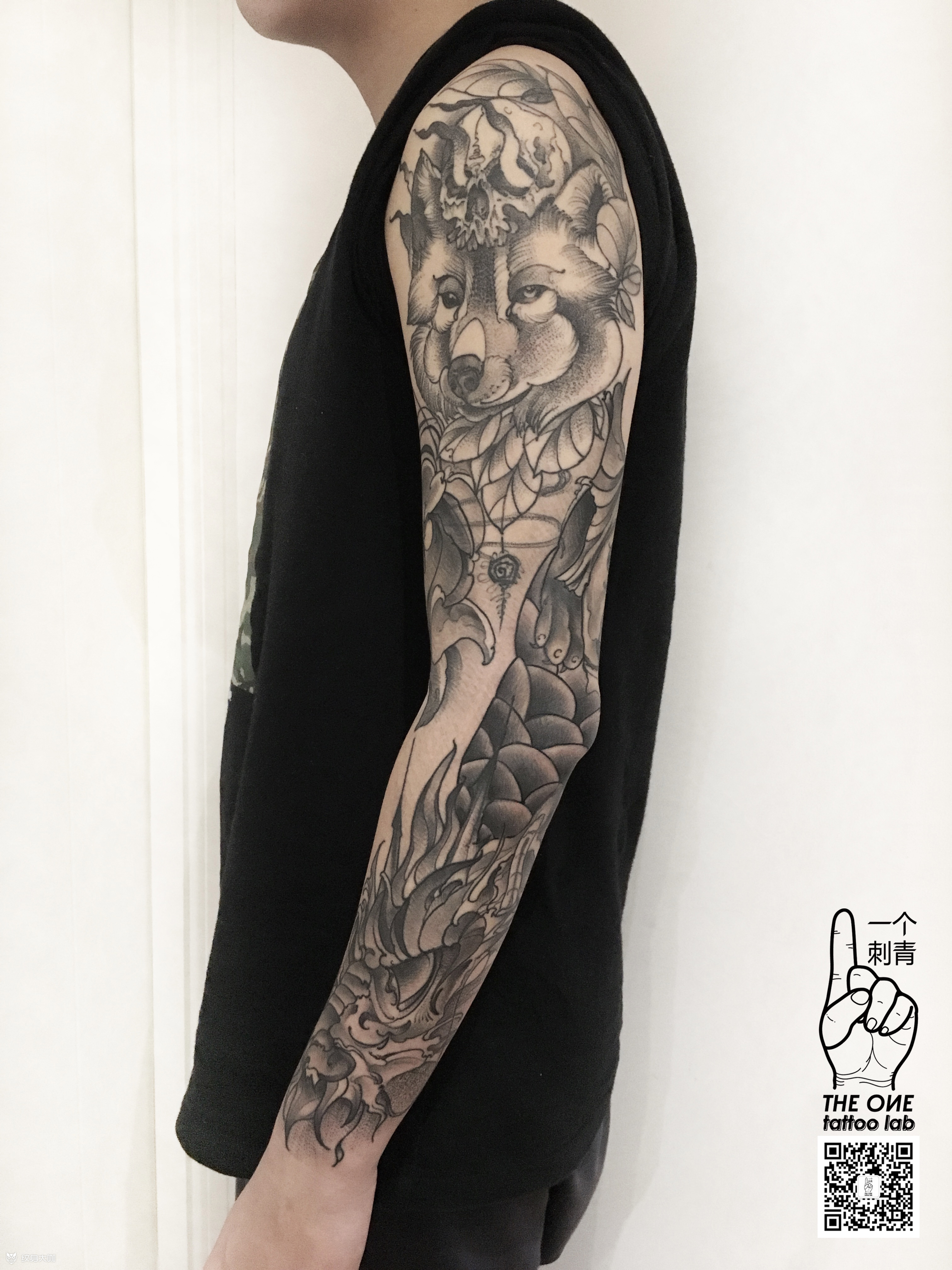 龙_纹身图案手稿图片_法海的纹身作品集