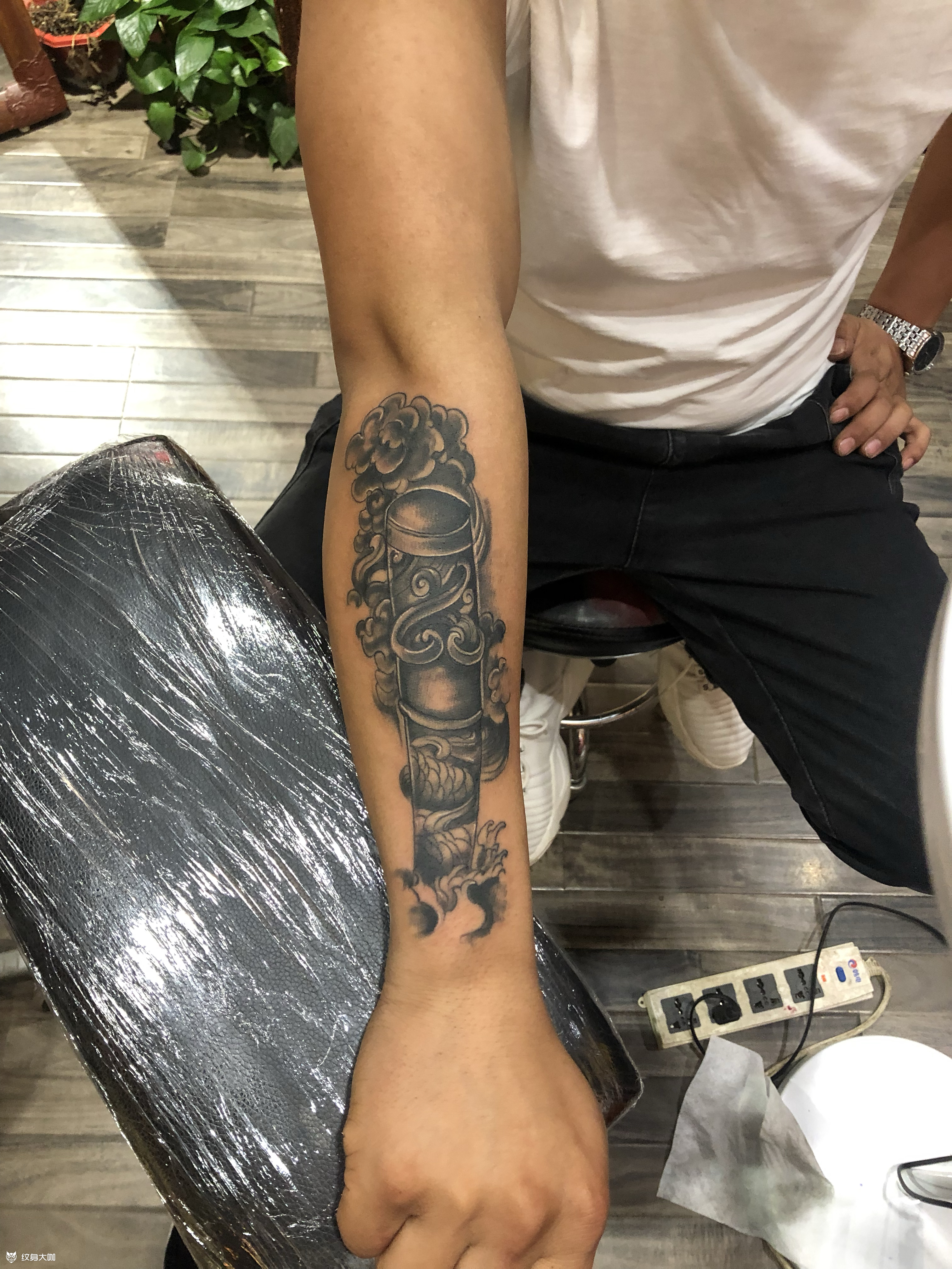 金箍棒_纹身图案手稿图片_龙门飞甲的纹身作品集