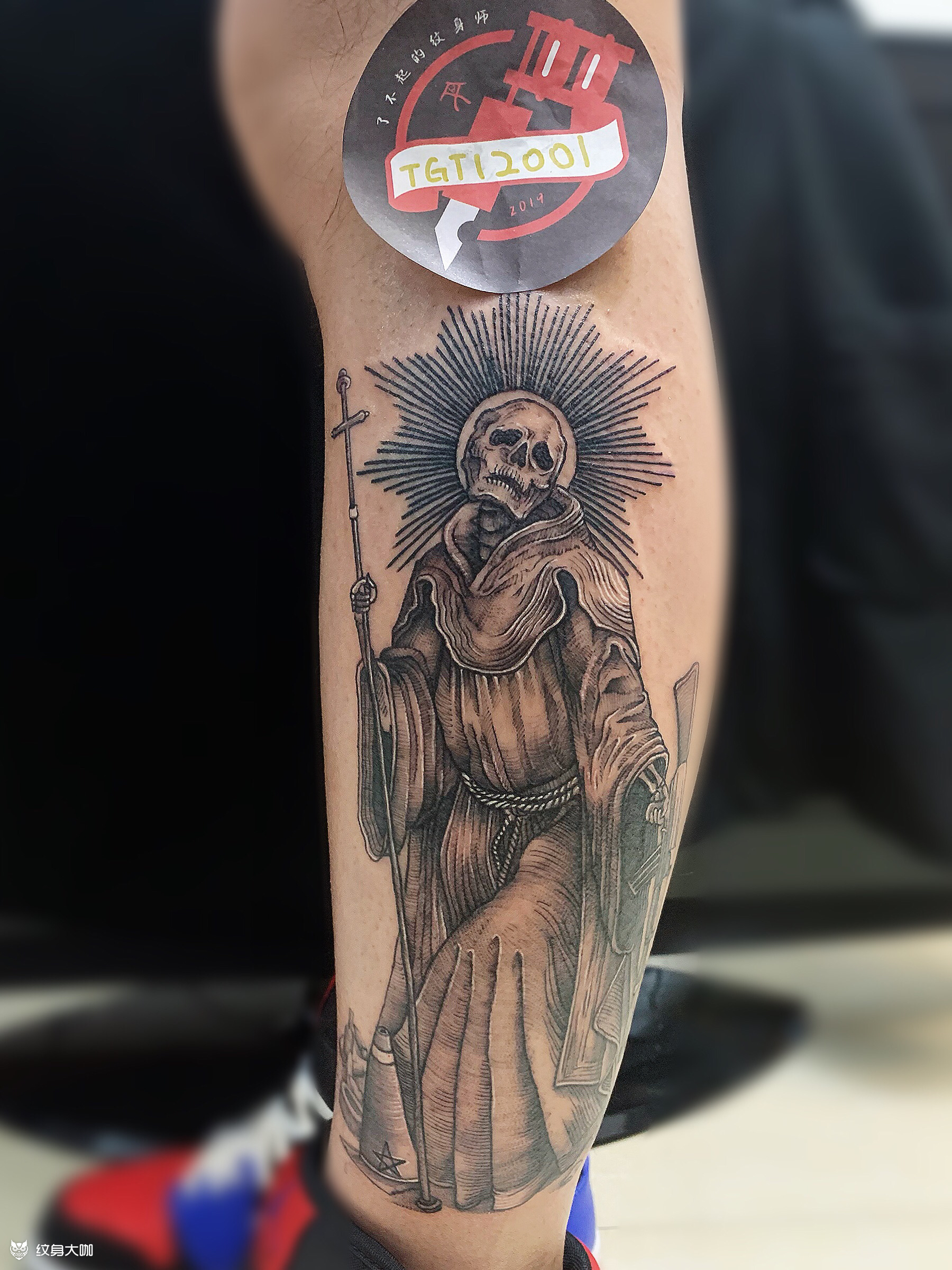 苏联骷髅_纹身图案手稿图片_阚浩铭的纹身作品集