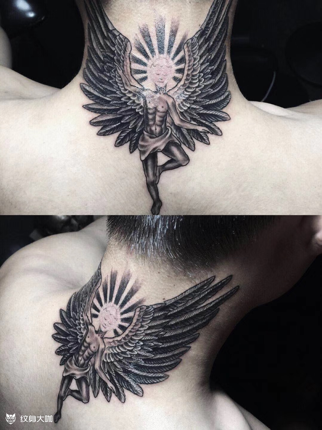 路西法_纹身图案手稿图片_任广路的纹身作品集