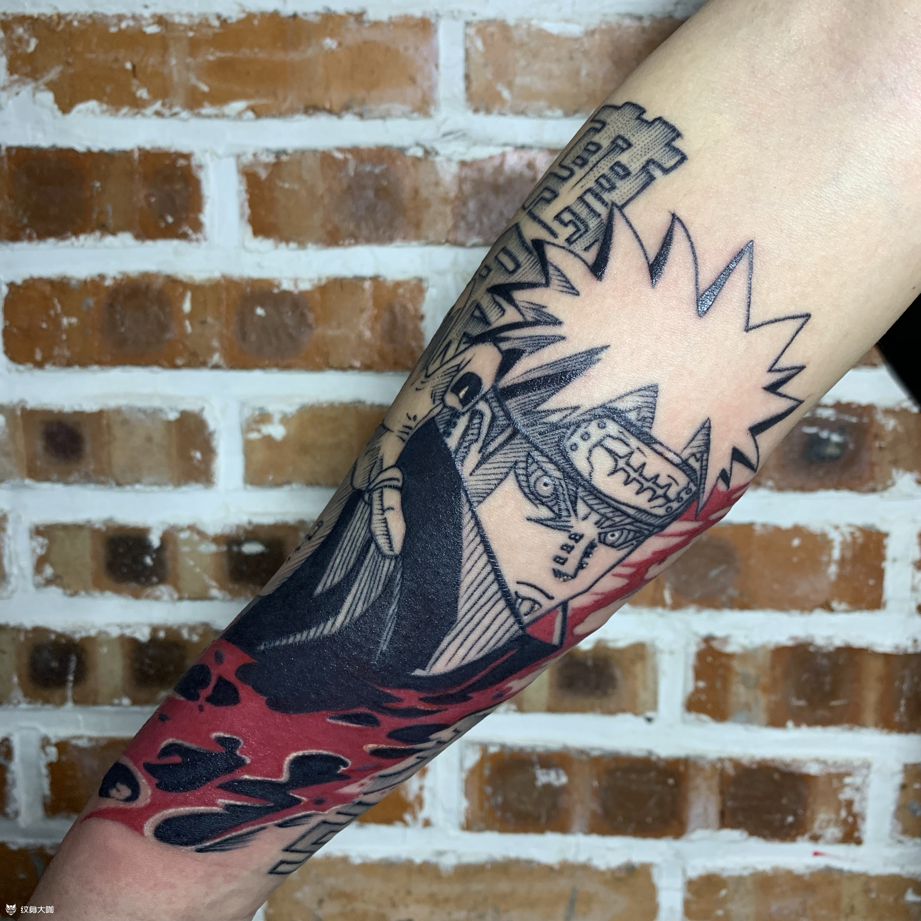 天道佩恩_纹身图案手稿图片_斥犬的纹身作品集