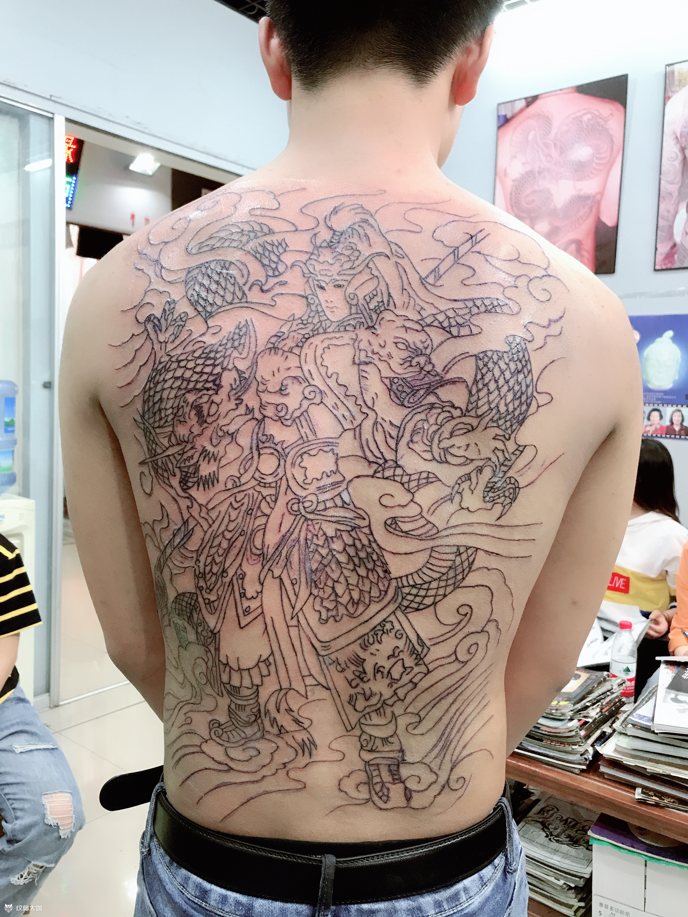 赵云_纹身图案手稿图片_木木人的纹身作品集