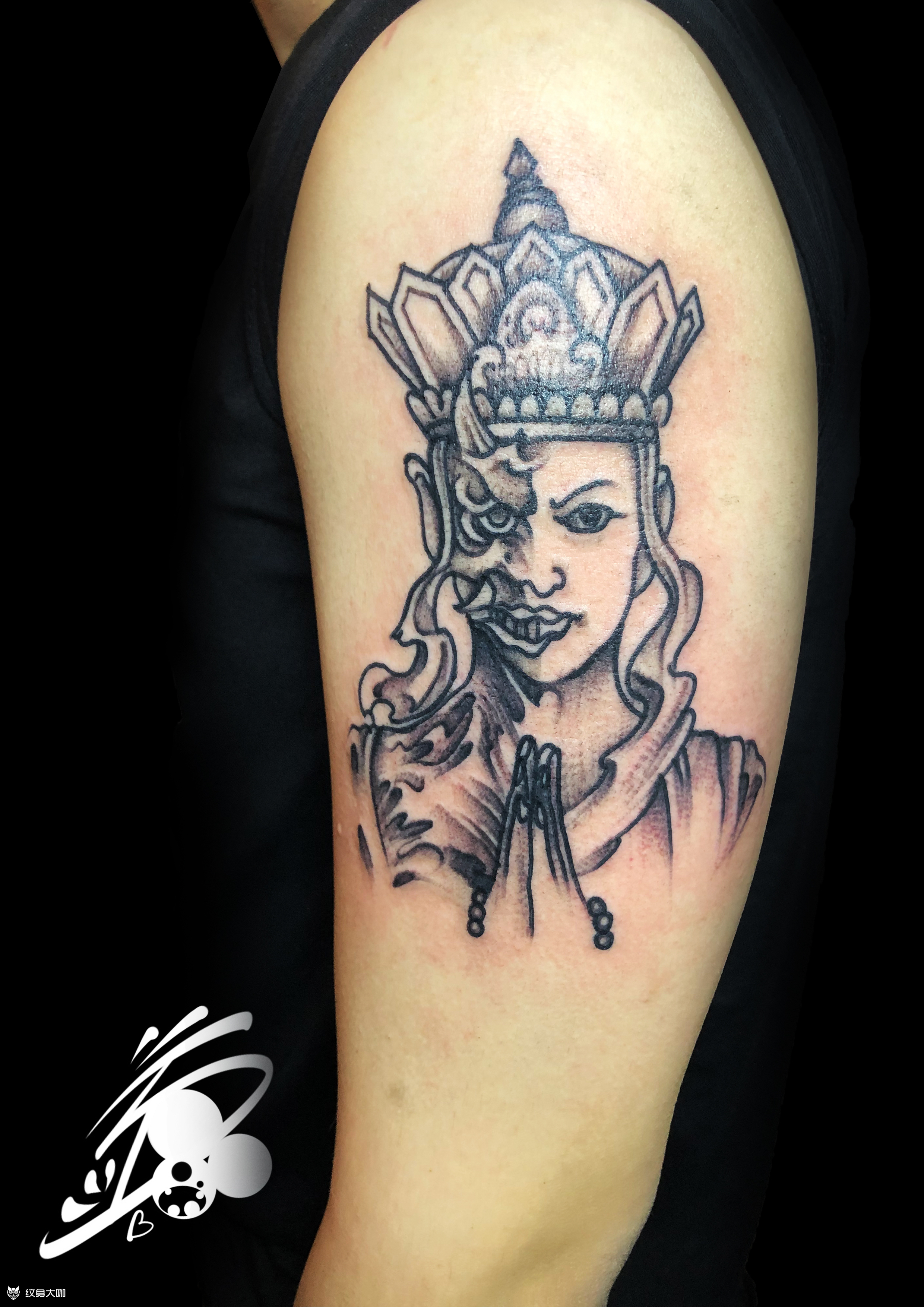 一念之间_纹身图案手稿图片_高先生的纹身作品集