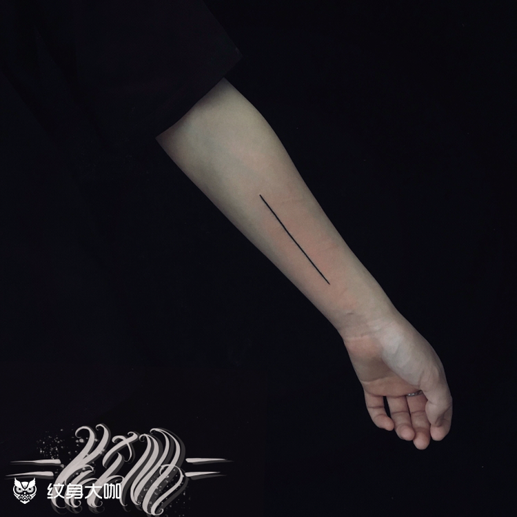 一条线_纹身图案手稿图片_kim "的纹身作品集