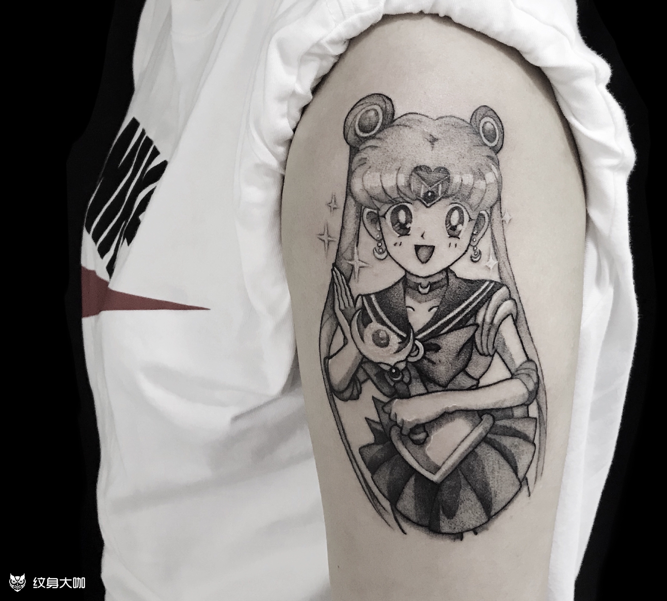 美少女战士_纹身图案手稿图片_宇龄的纹身作品集