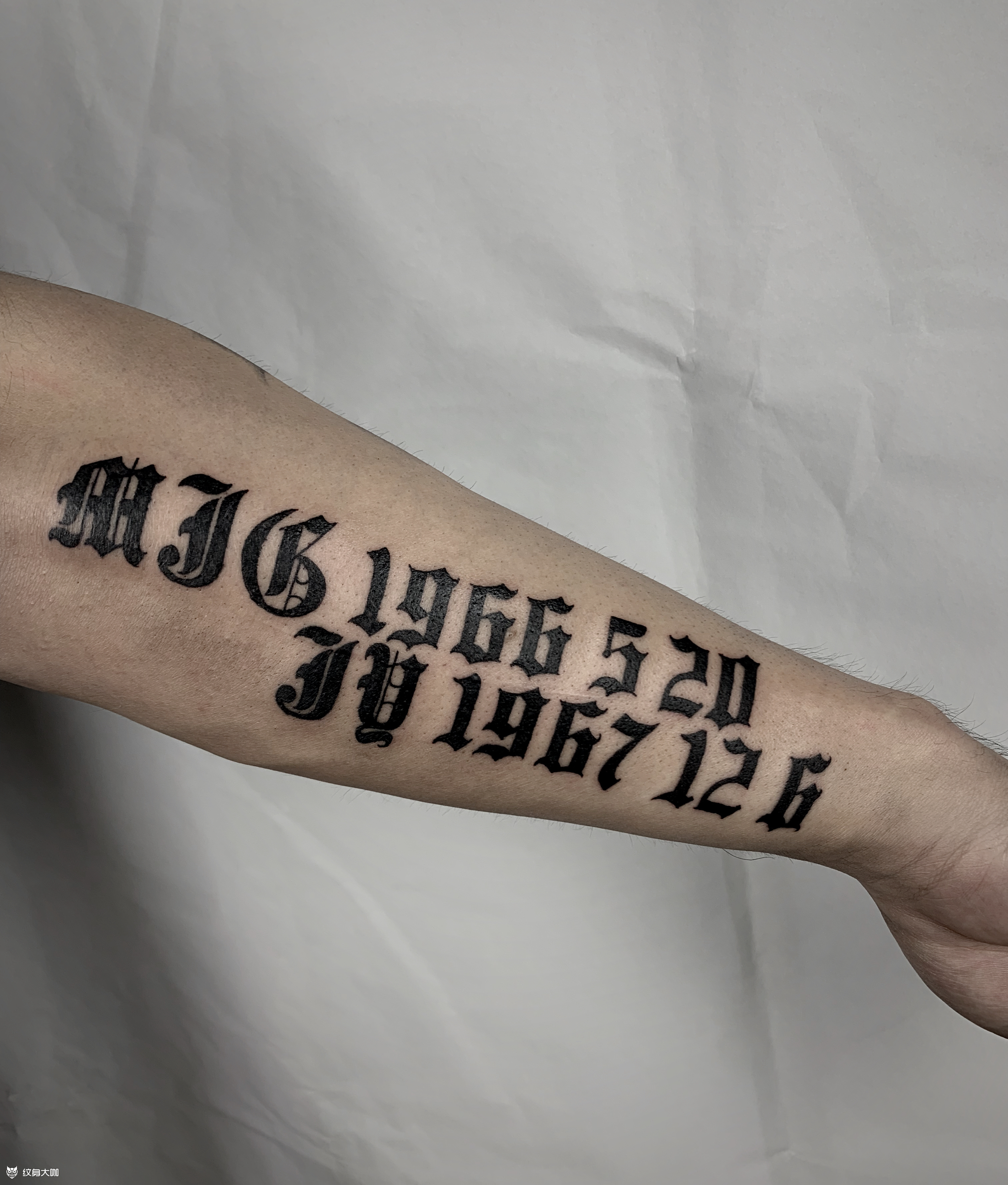 纪念父母生日_纹身图案手稿图片_铭克的纹身作品集