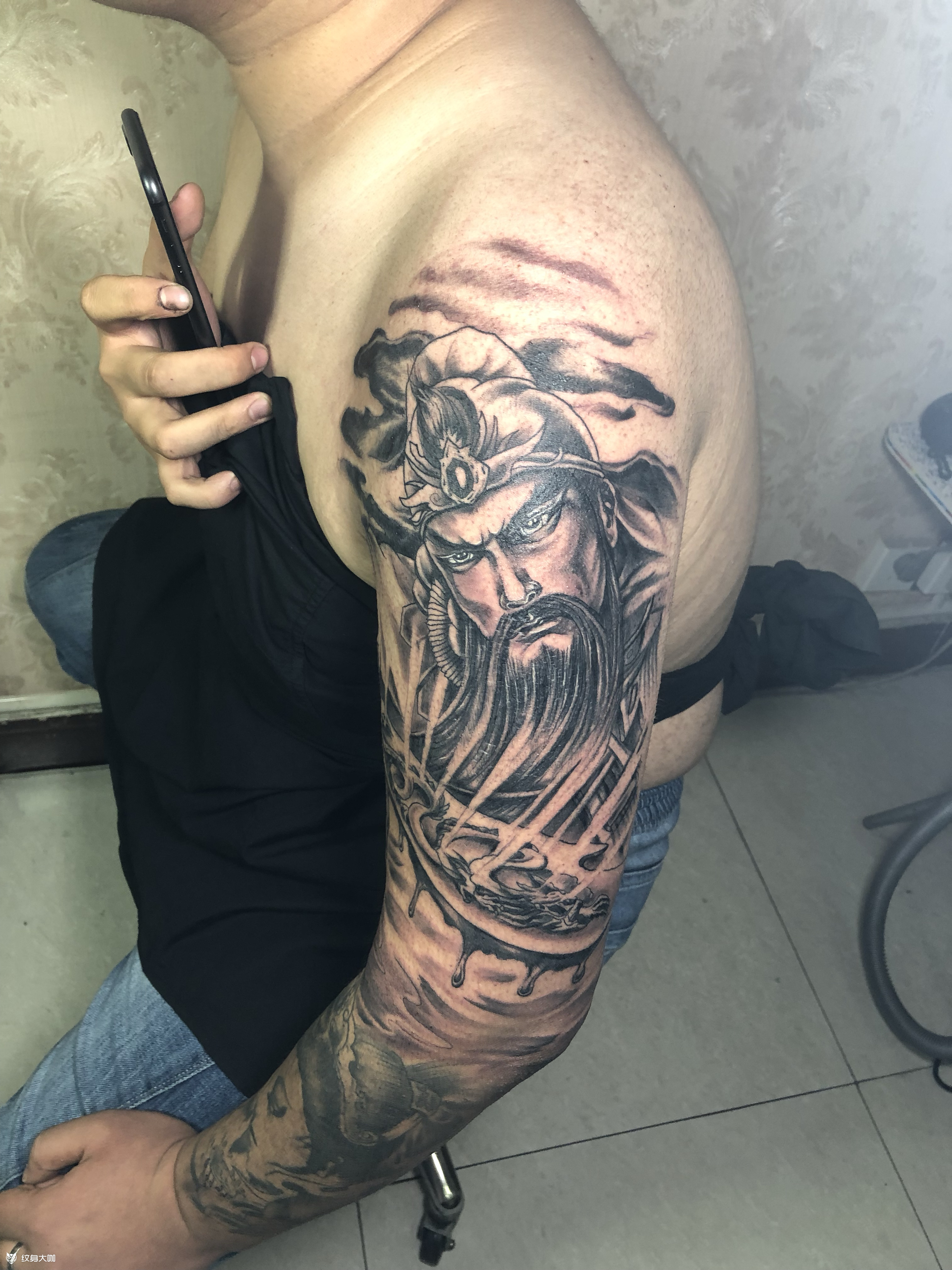 关公_纹身图案手稿图片_墨界的纹身作品集