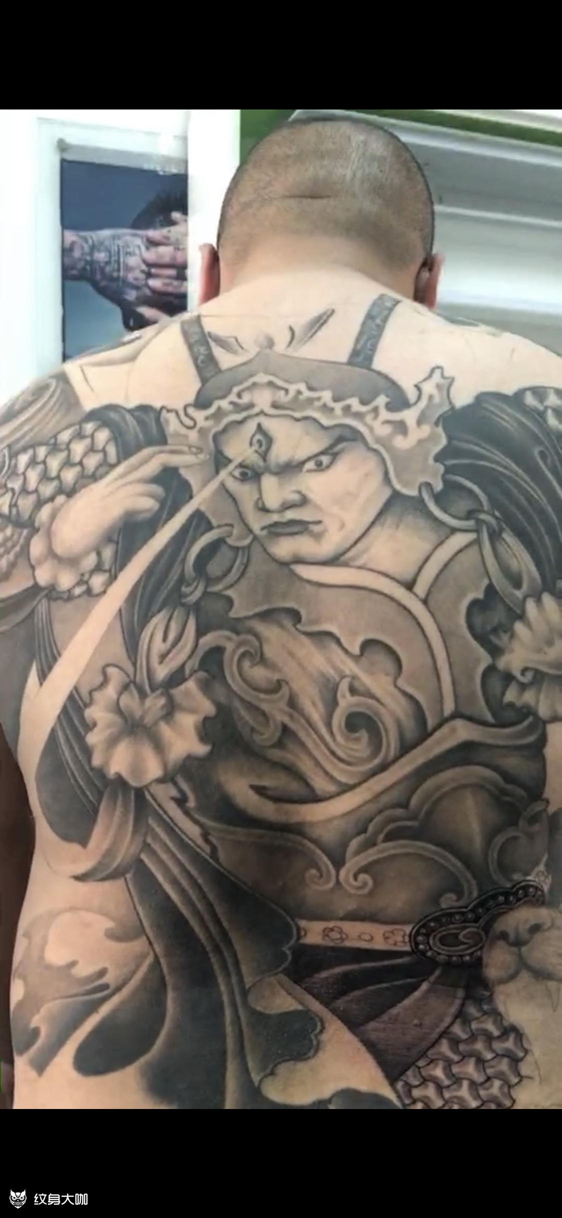 二郎神_纹身图案手稿图片_王猛的纹身作品集