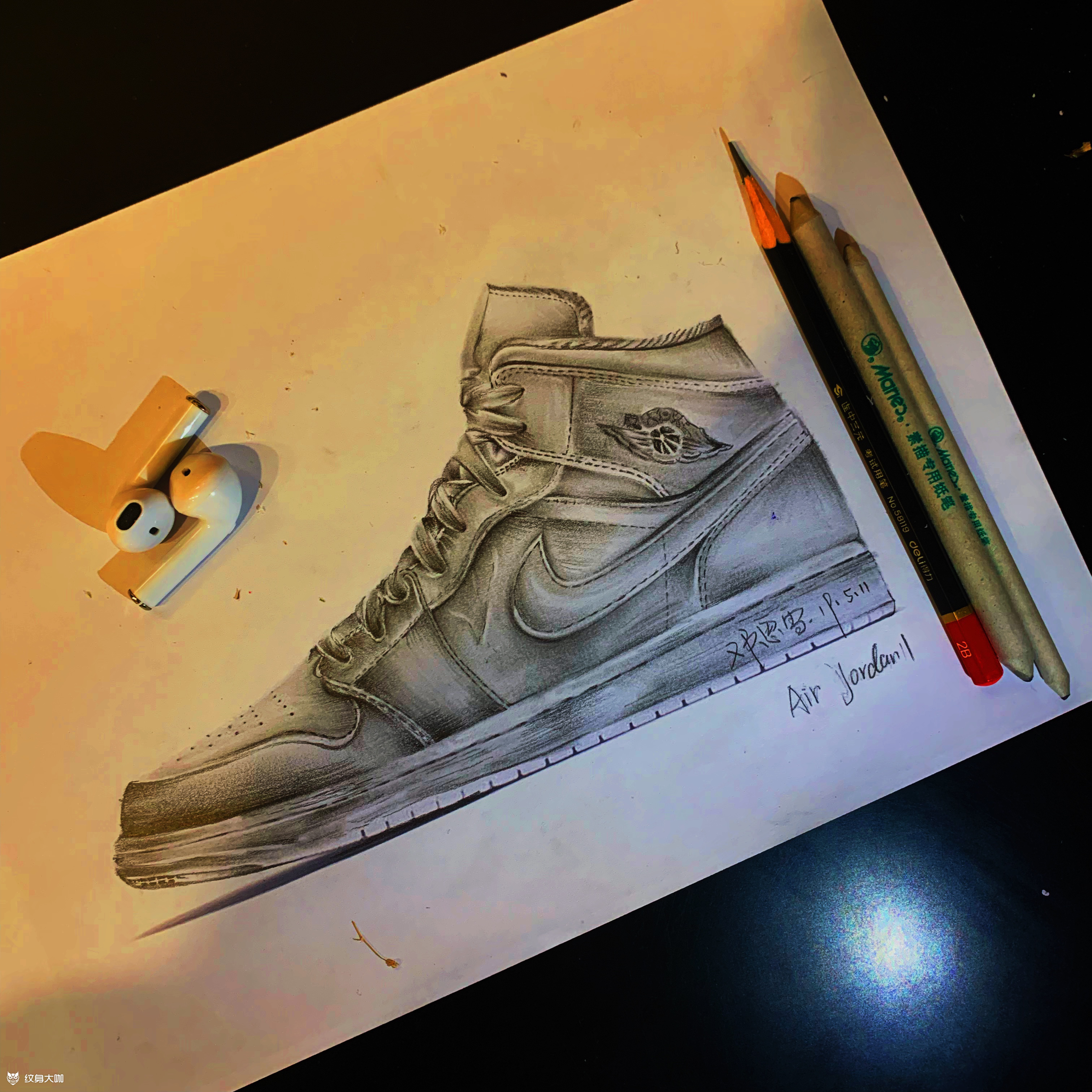 手绘aj1