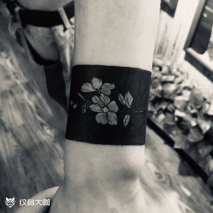 黑臂环_纹身图案手稿图片_强子的纹身作品集