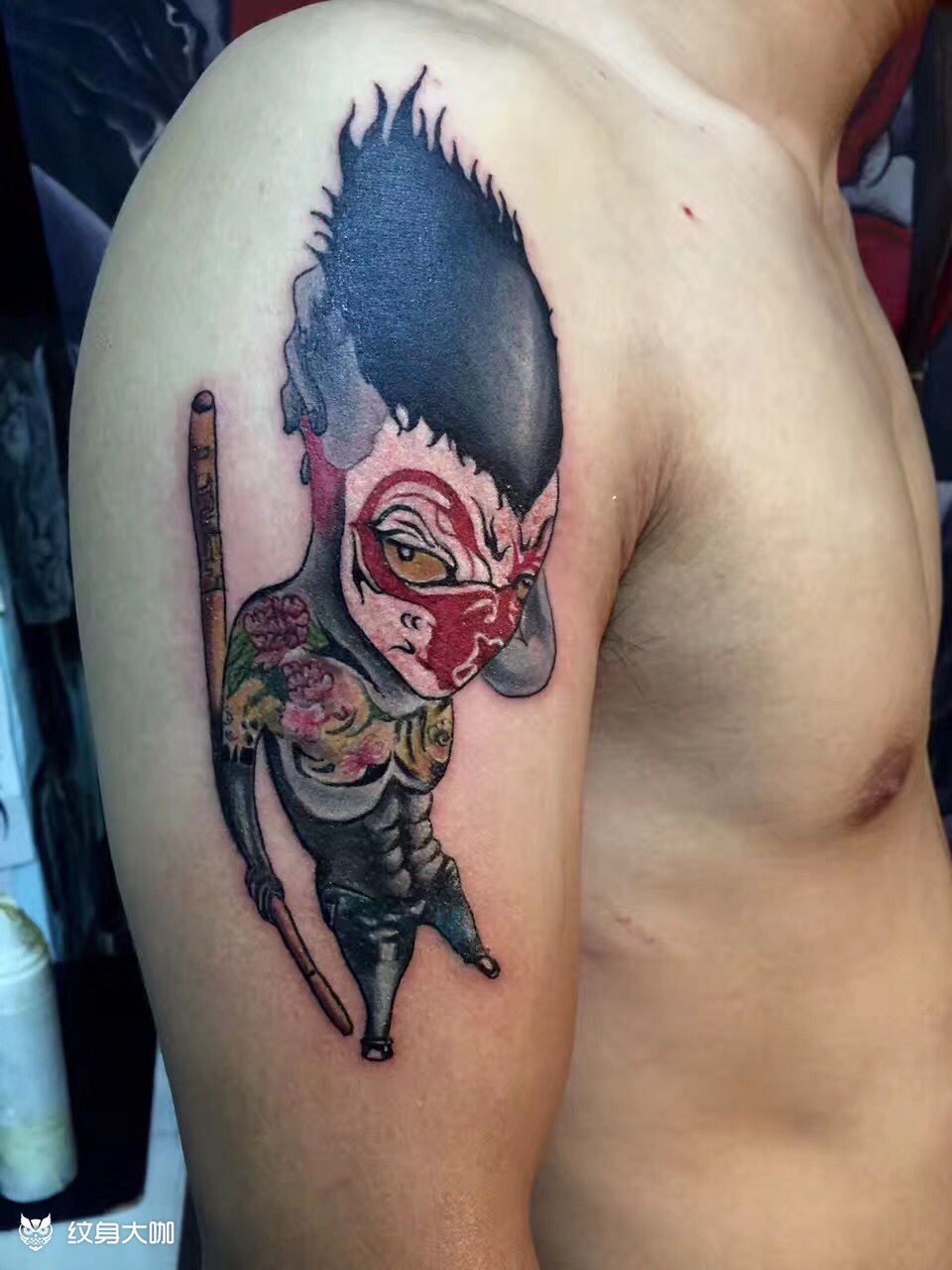 社会猴_纹身图案手稿图片_凯旋的纹身作品集