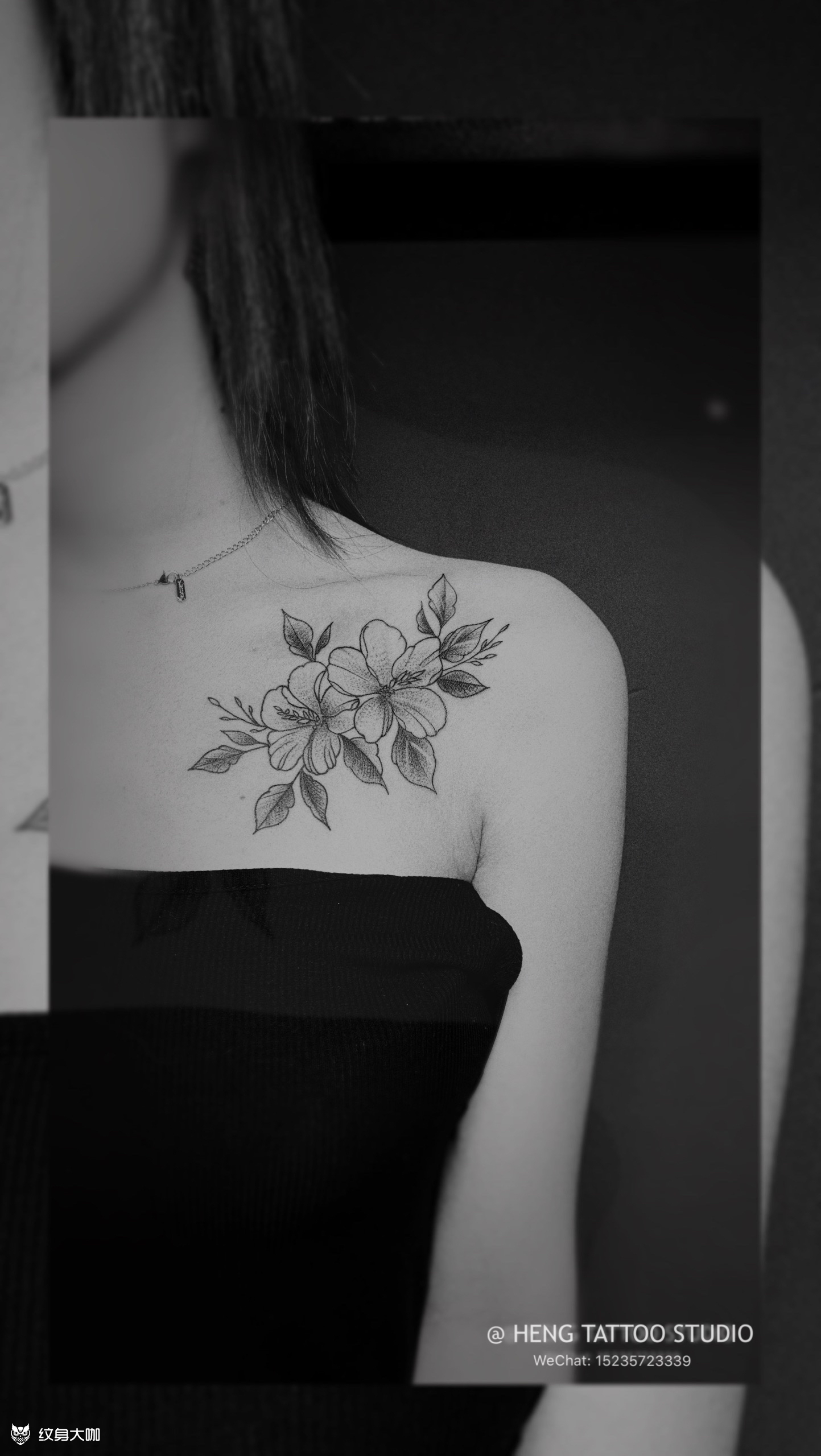素花_纹身图案手稿图片_恒子的纹身作品集
