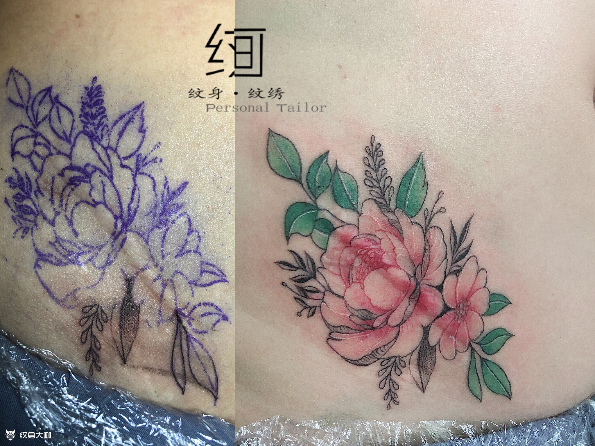 纹身图案手稿图片_文师:铁手的纹身作品集