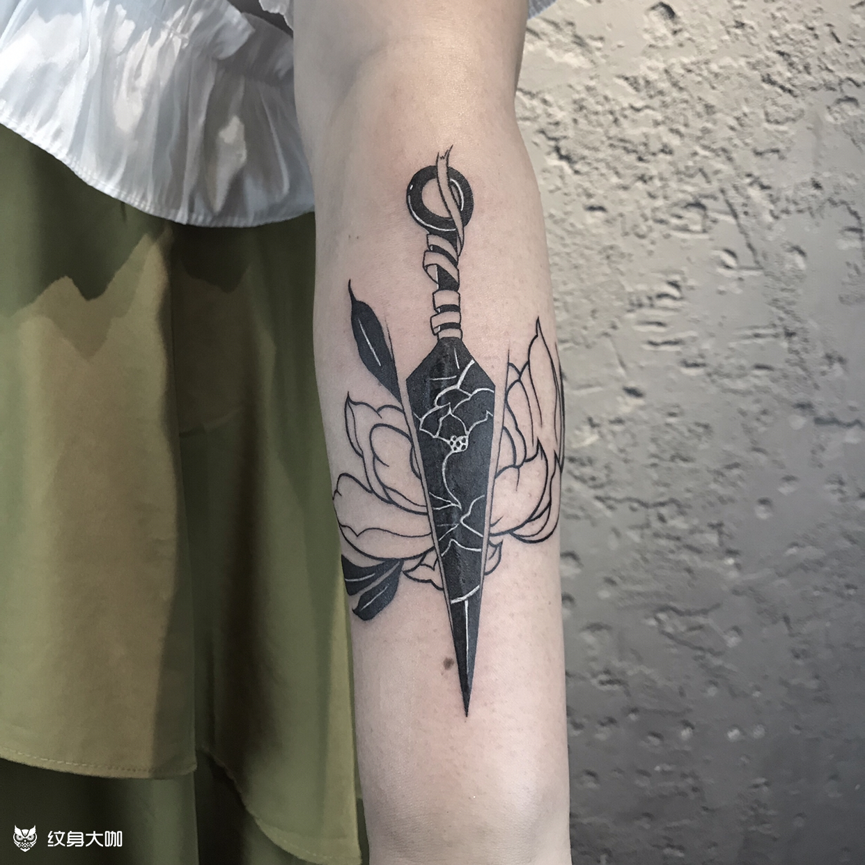 伤疤遮盖_纹身图案手稿图片_inkfish乌贼的纹身作品集