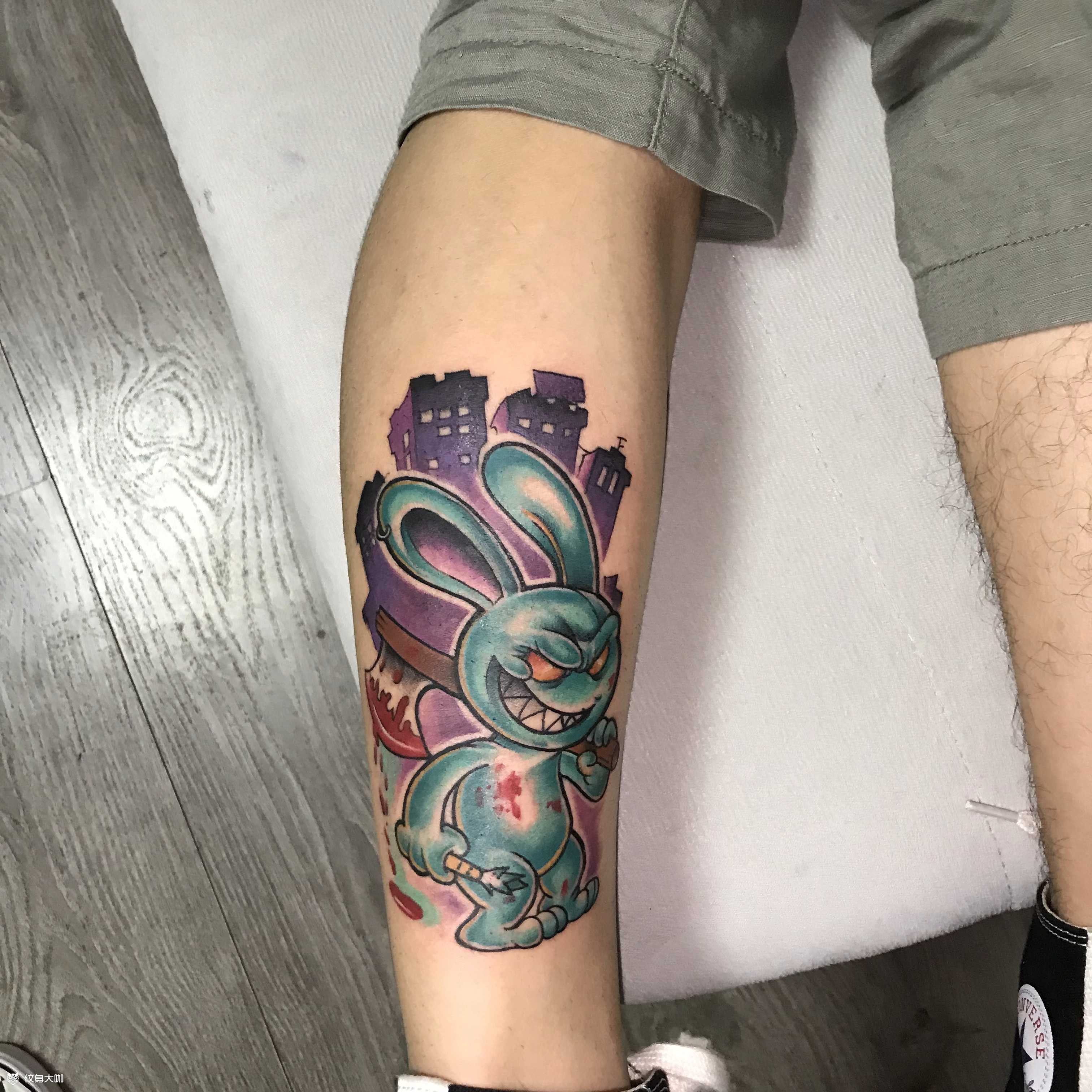 暴力兔_纹身图案手稿图片_针匠的纹身作品集