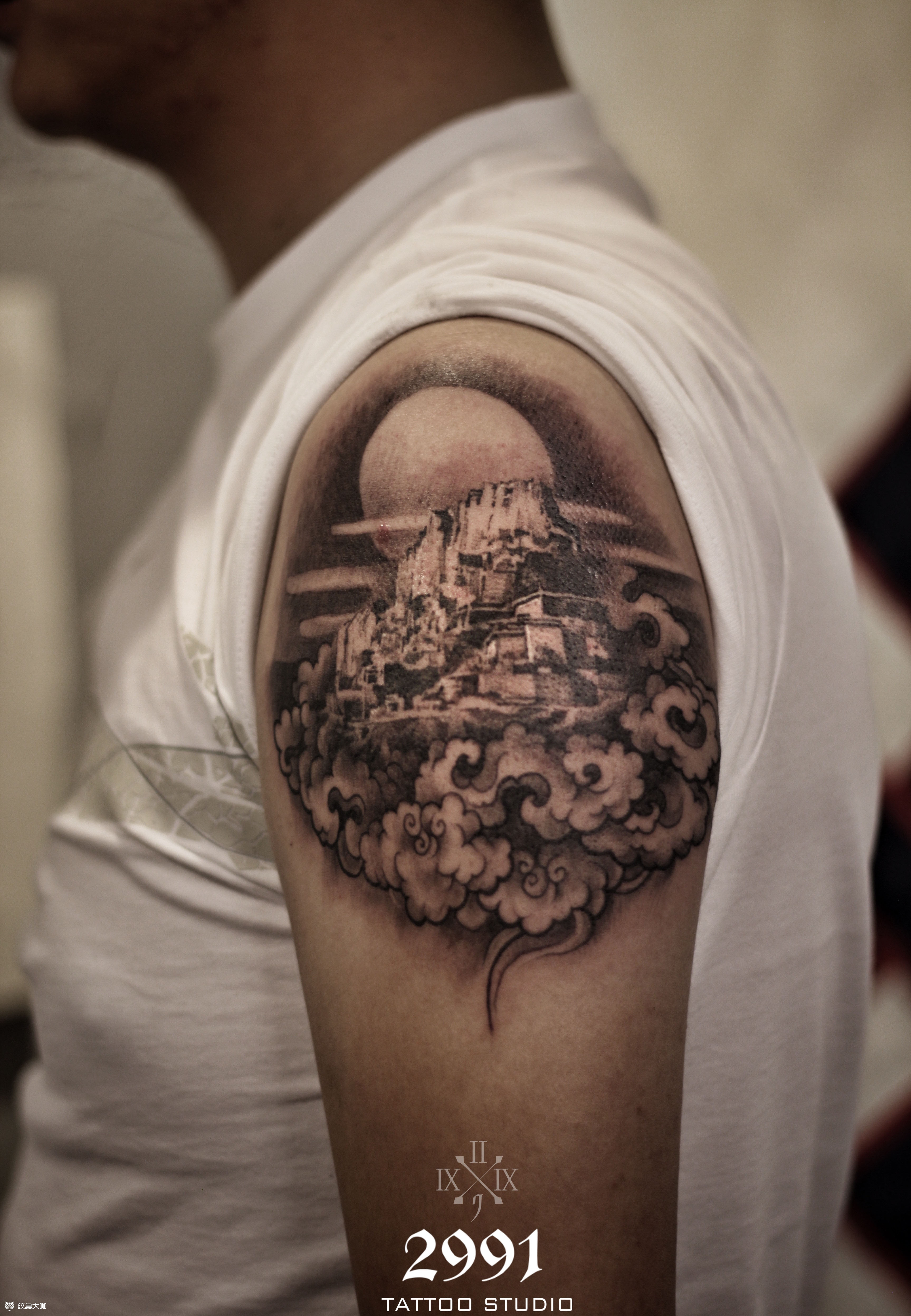 西藏阿里·古格王朝_纹身图案手稿图片_孙若愚的纹身作品集