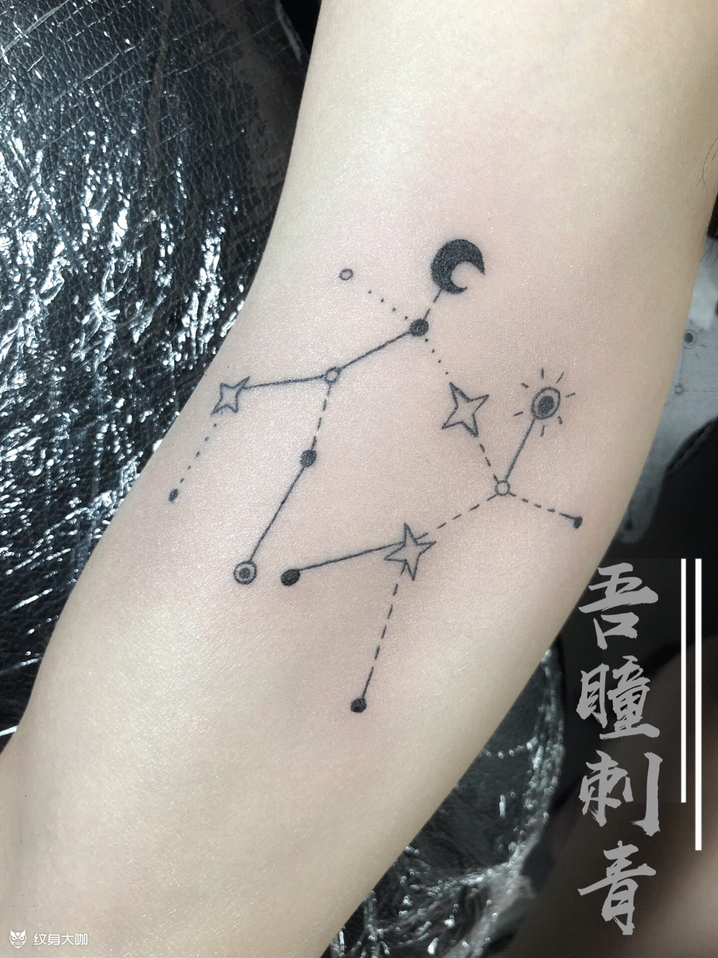 双子座_纹身图案手稿图片_梧桐的纹身作品集