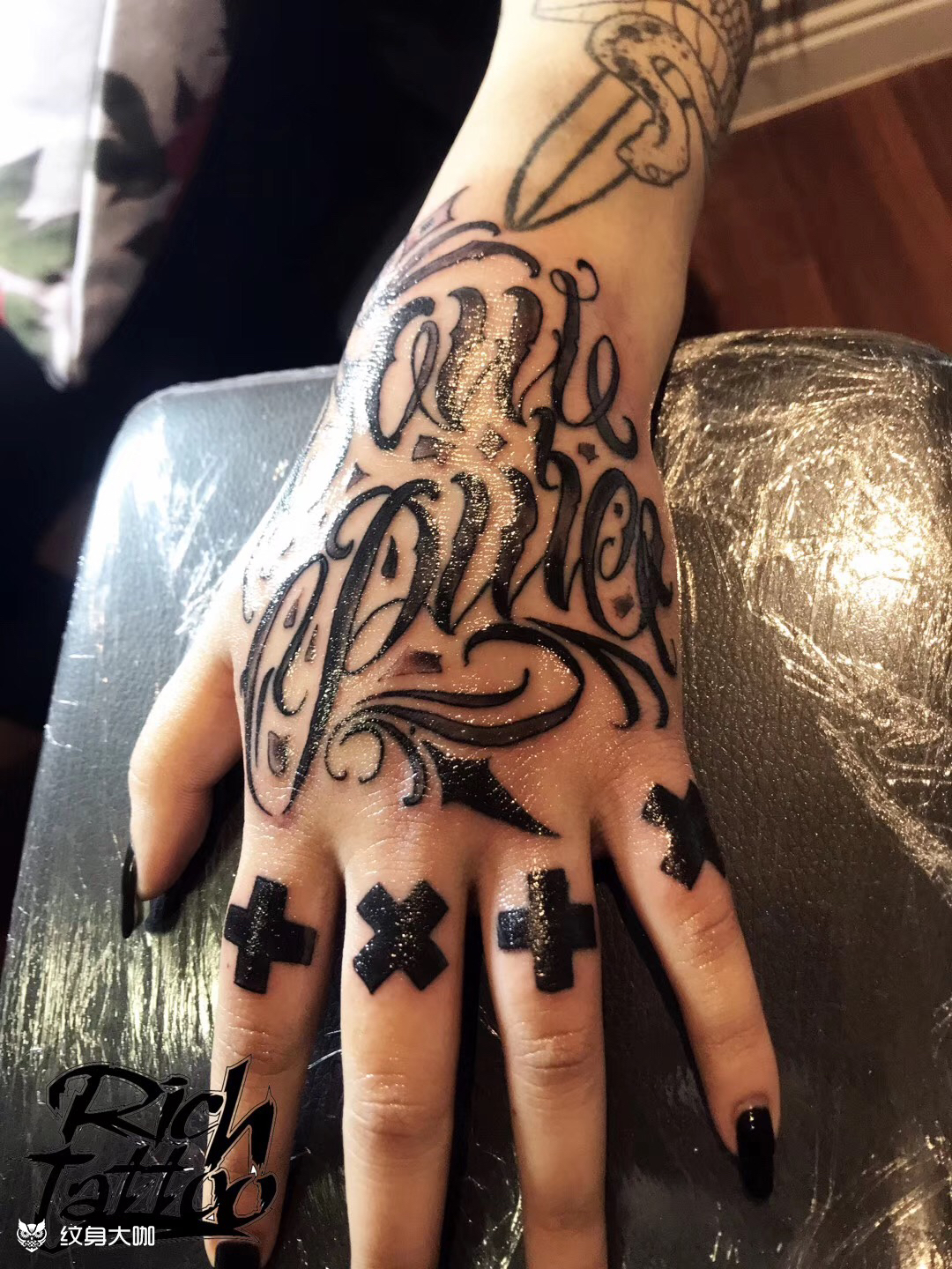 花手_纹身图案手稿图片_老友记的纹身作品集