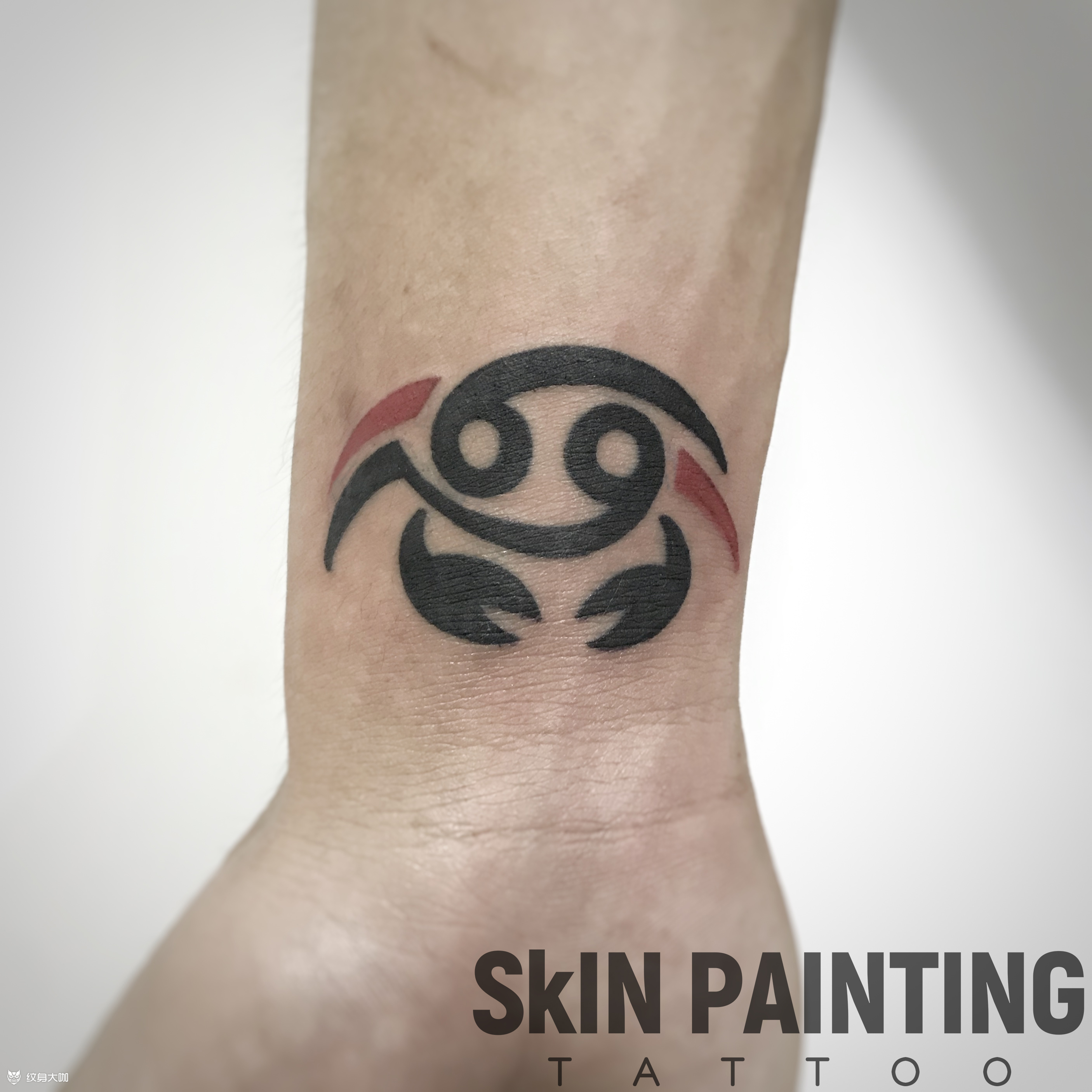 巨蟹座_纹身图案手稿图片_小曼的纹身作品集