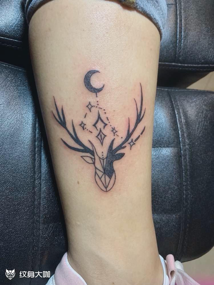 150小鹿_纹身图案手稿图片_鹏tattoo的纹身作品集