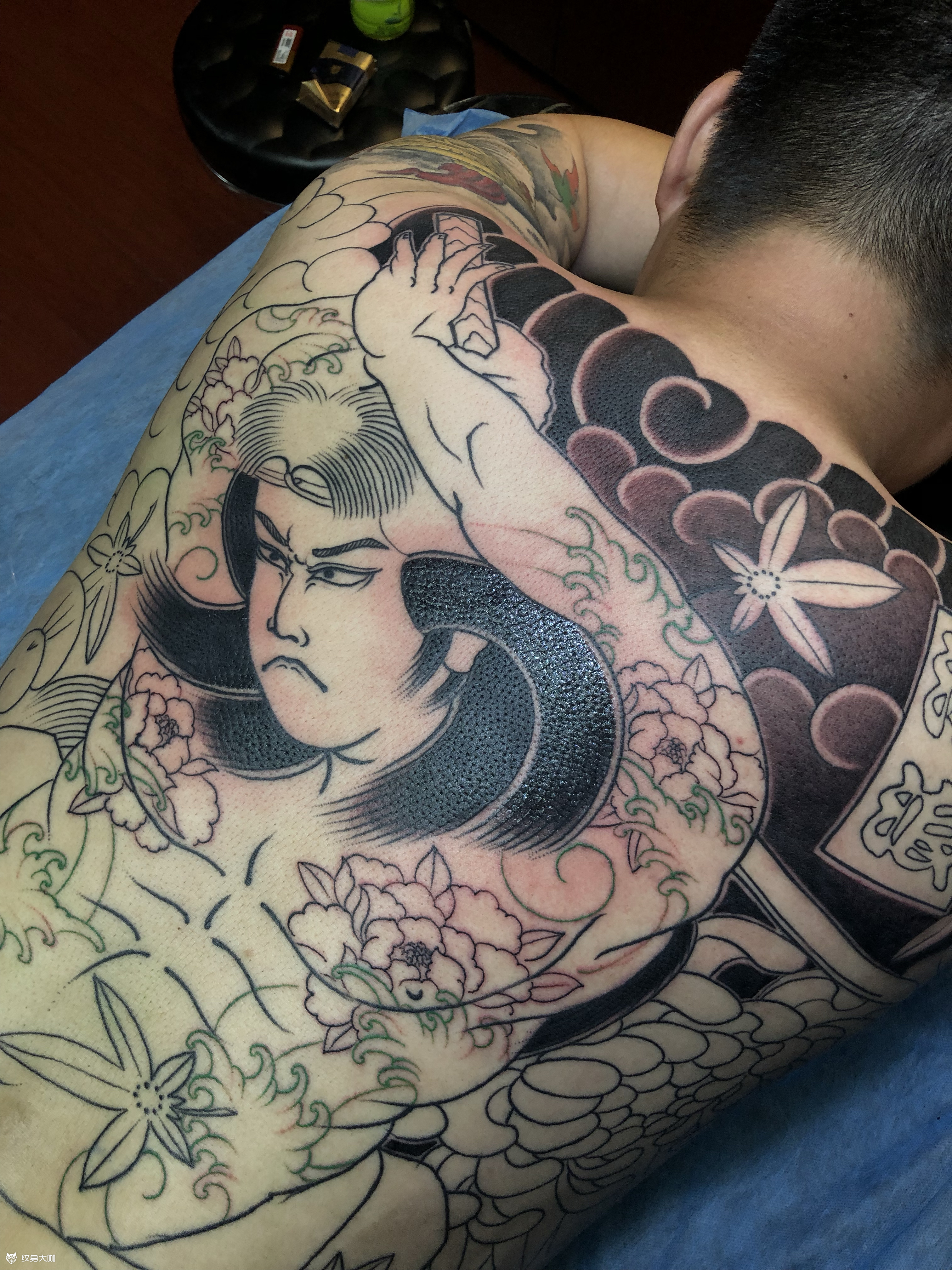 日式满背九纹龙史进