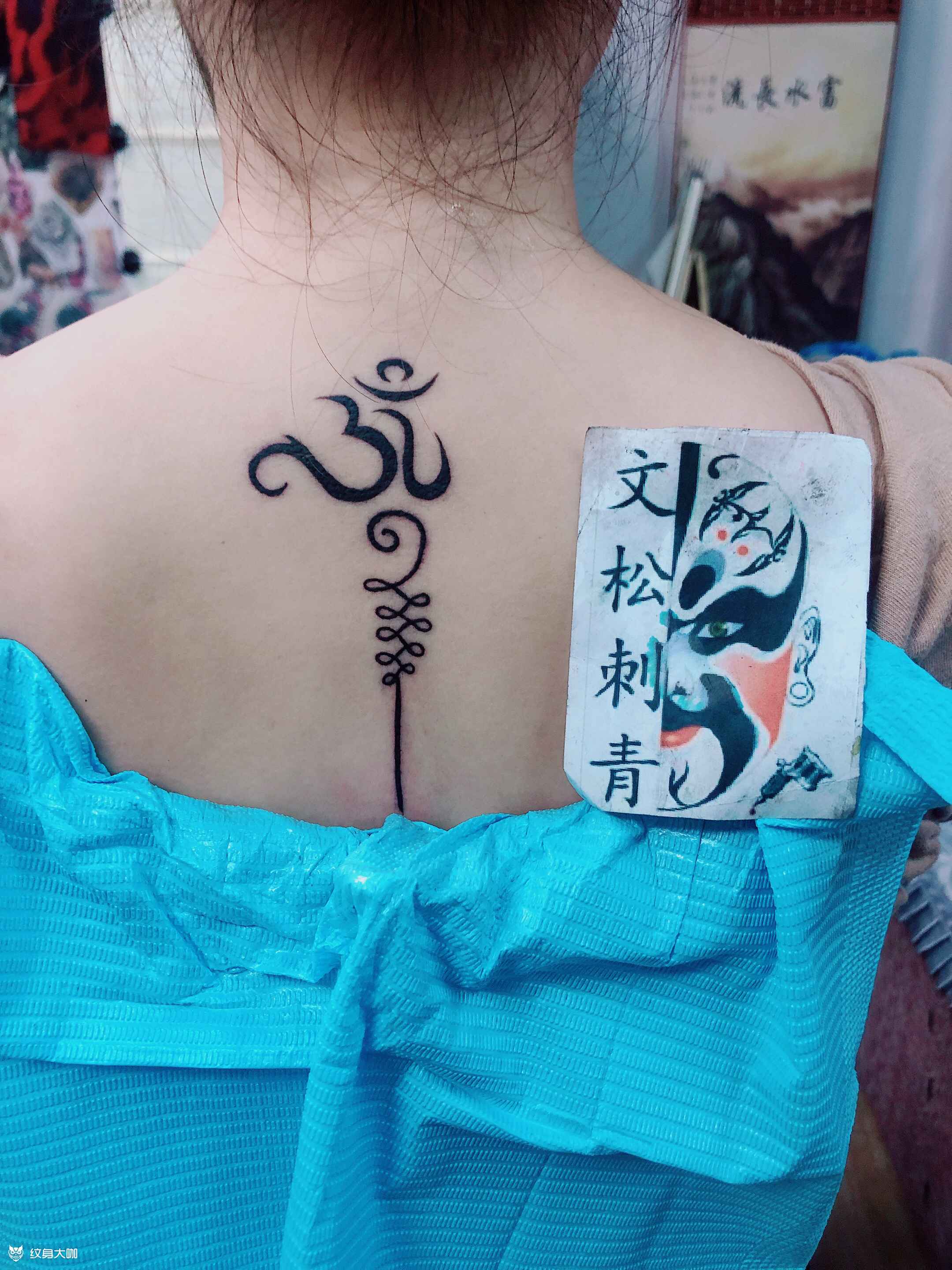 合适练瑜伽的图_纹身图案手稿图片_扎佐文松刺寈的纹身作品集