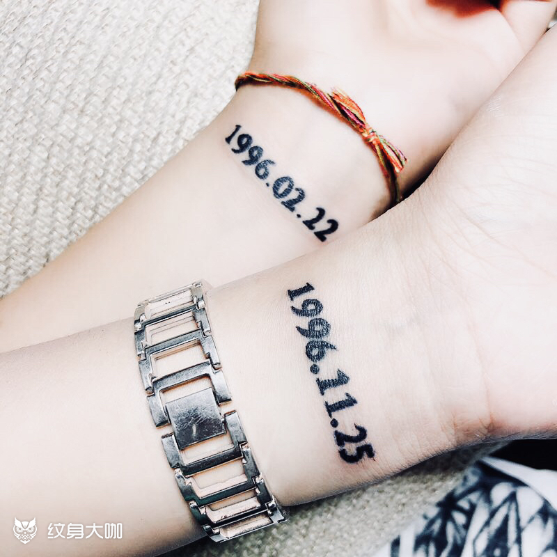 生日_纹身图案手稿图片_华超的纹身作品集