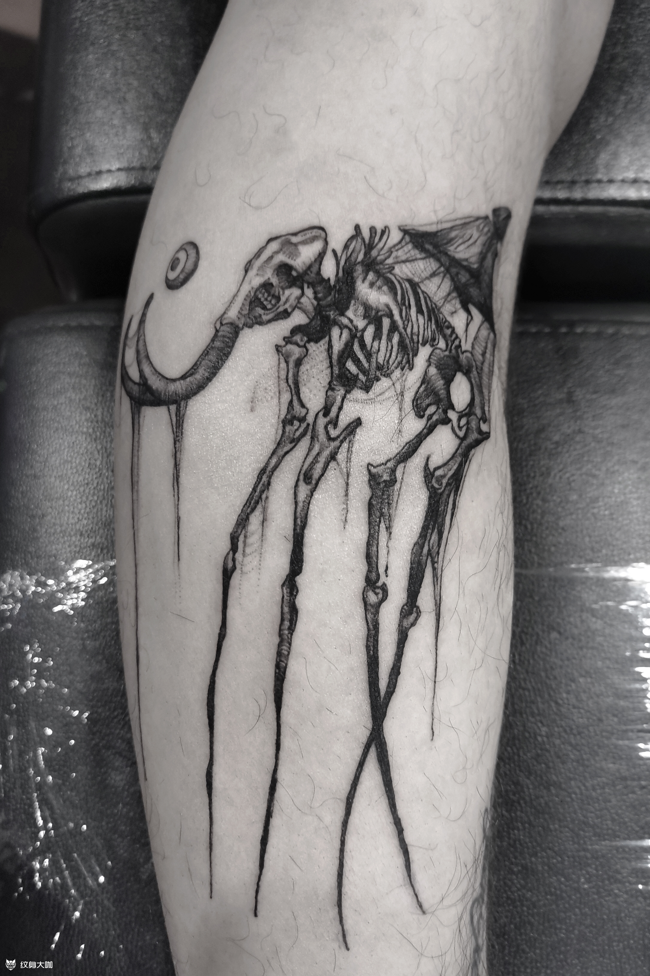 猛犸象_纹身图案手稿图片_ 山上山的纹身作品集