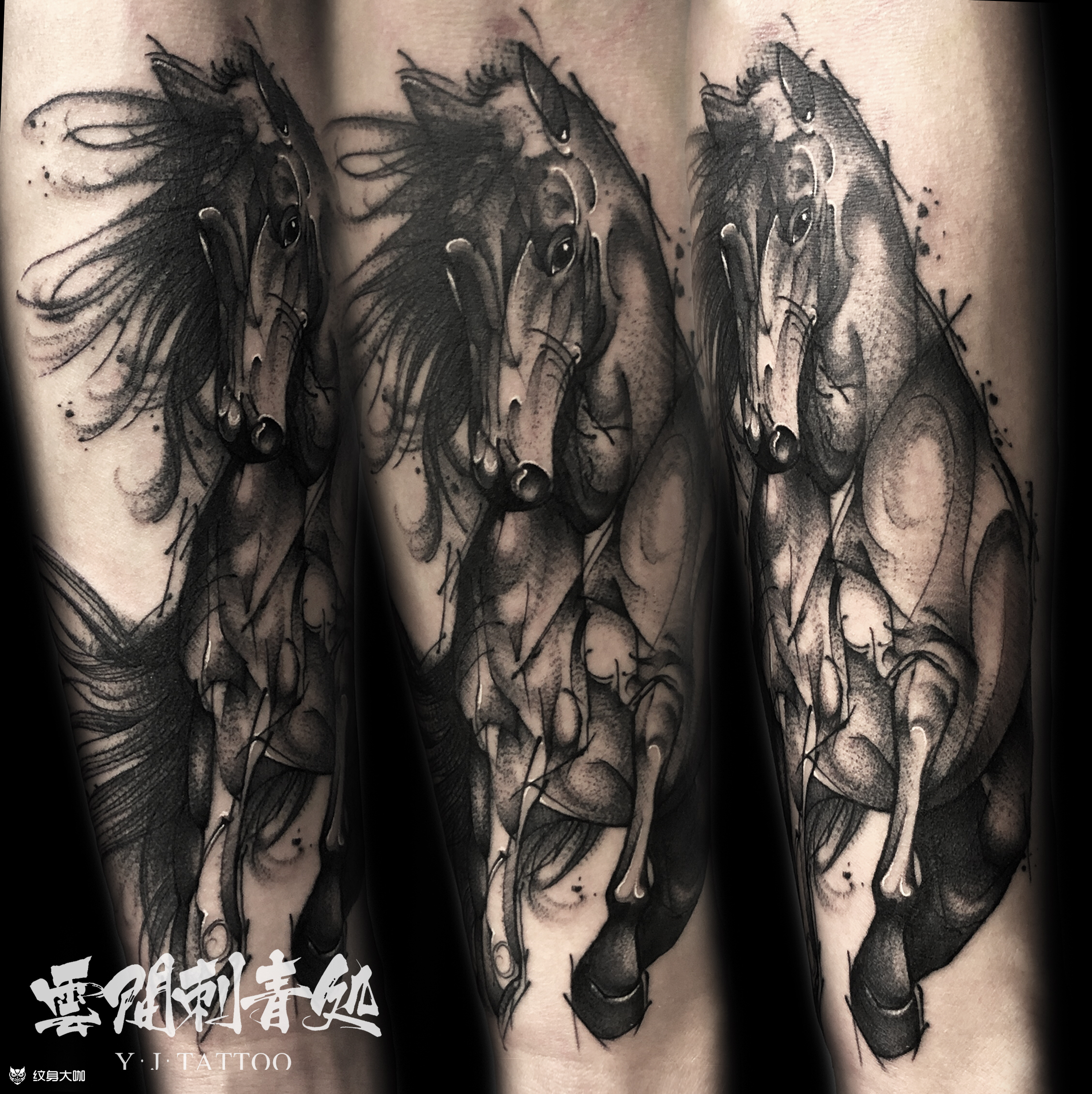 蒙古族纹身图片