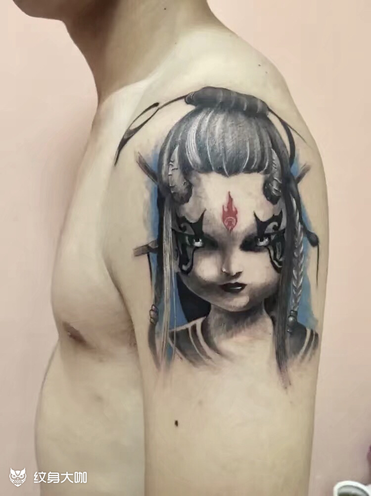 《不良人》冥帝几年前的作品了_纹身吧社区 - 纹身大咖