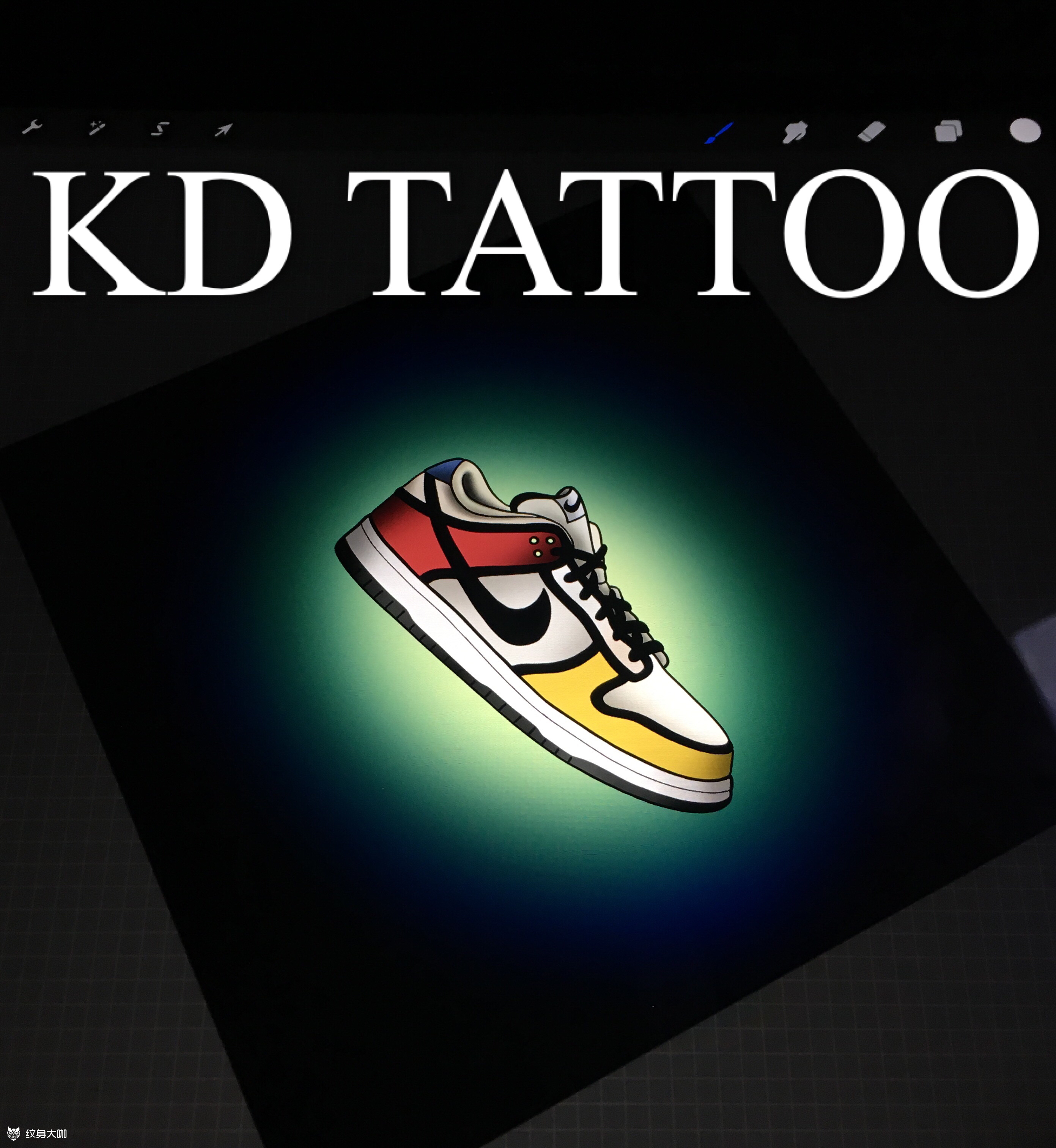 dunk sb_纹身图案手稿图片_kd tattoo的纹身作品集