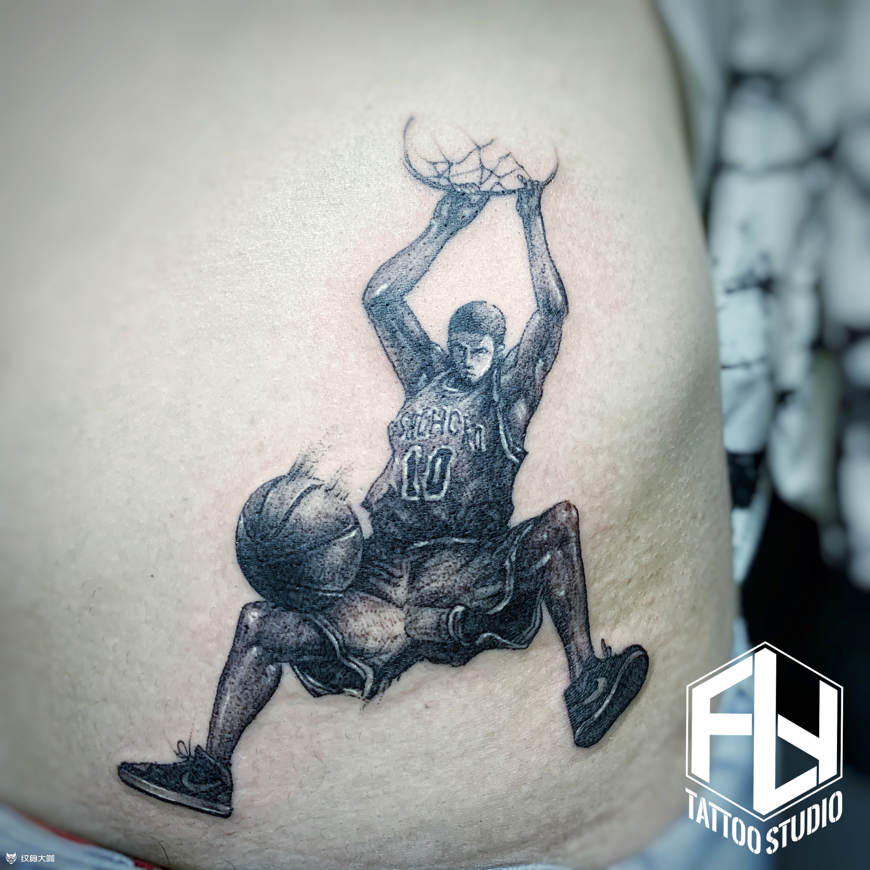 樱木花道_纹身图案手稿图片_fly的纹身作品集