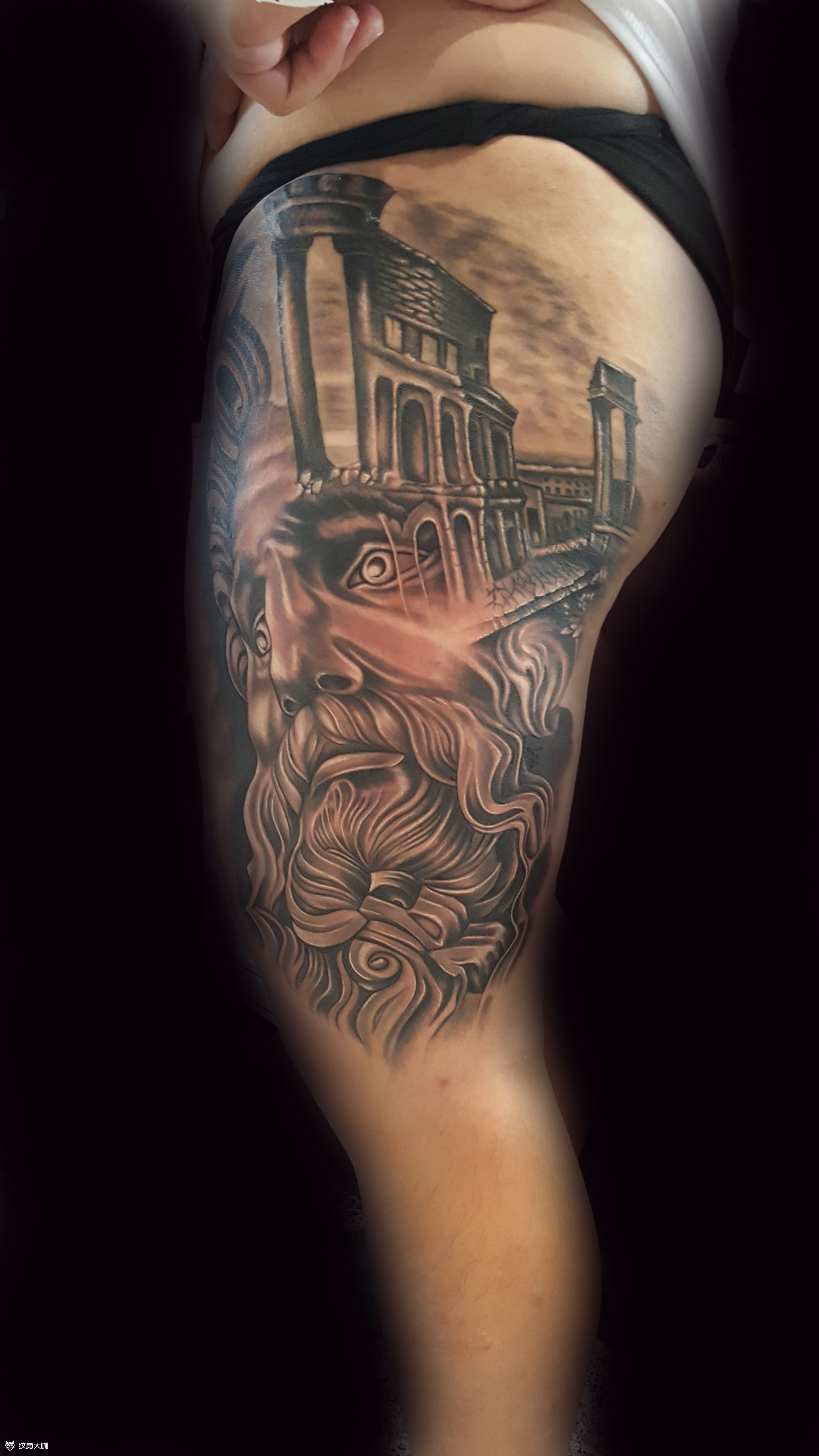 欧美 海王_纹身图案手稿图片_ 贵阳 姜楠的纹身作品集
