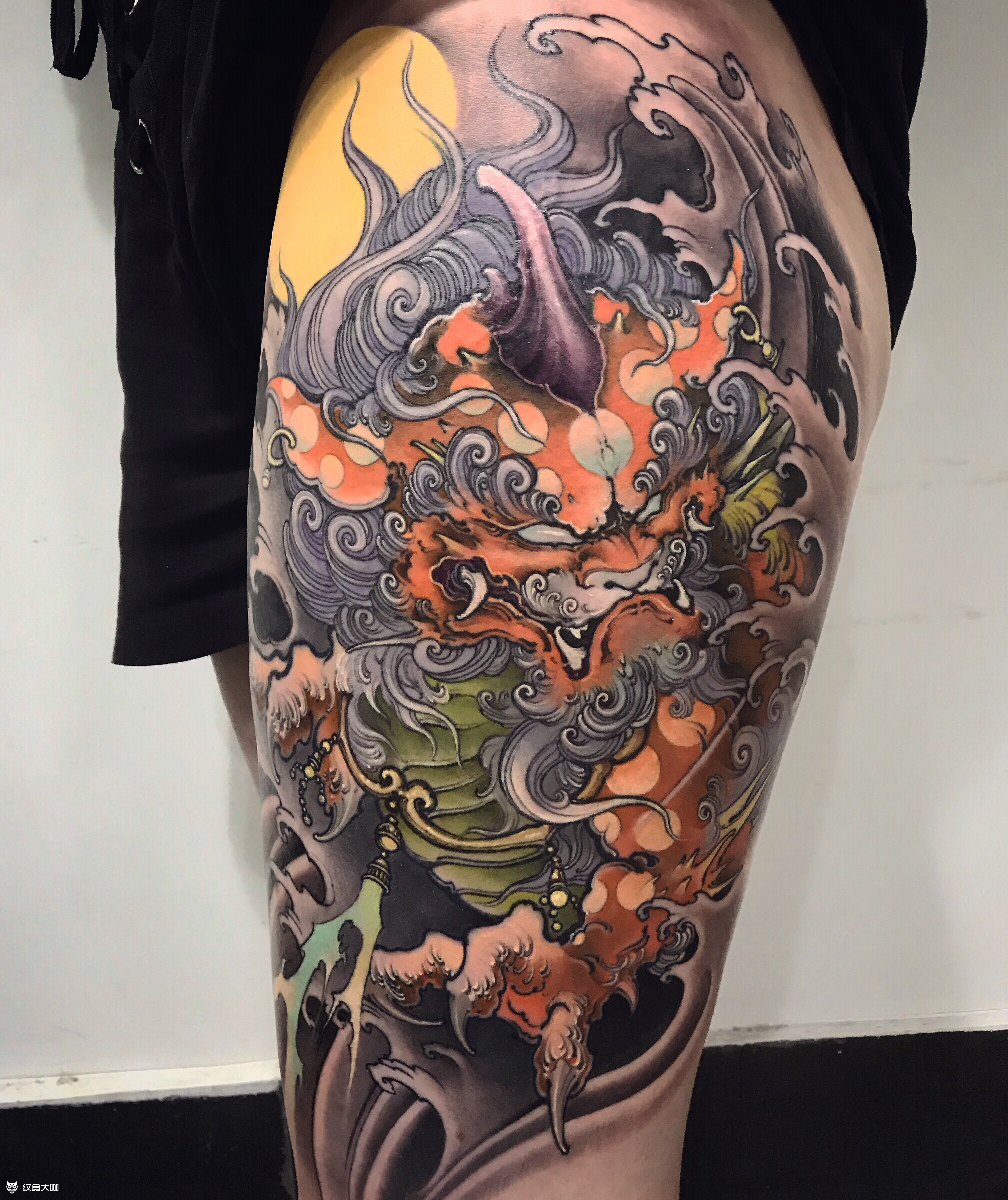 谛听_纹身图案手稿图片_王焱的纹身作品集