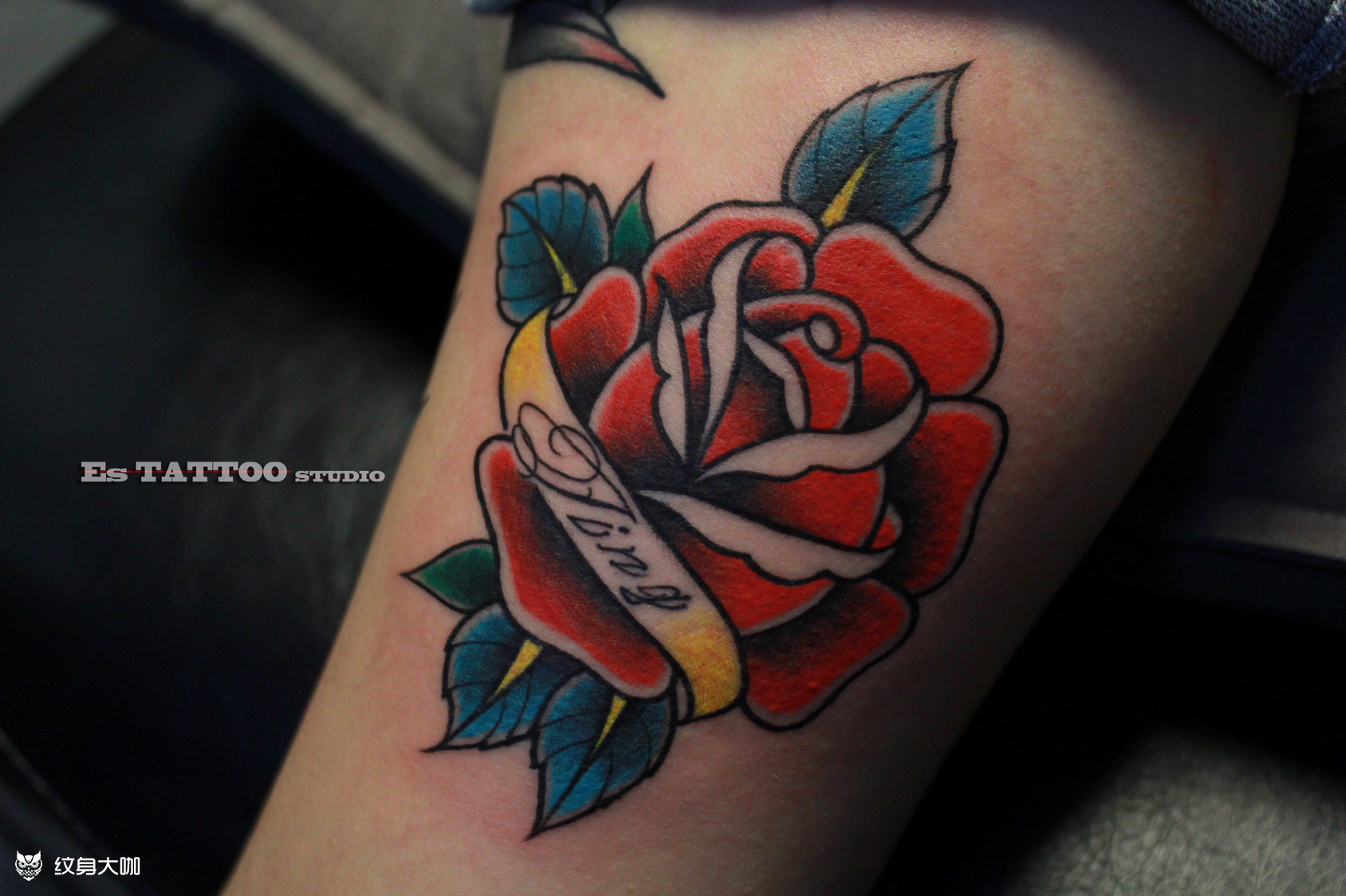 玫瑰 手臂 old school 作品简介:无