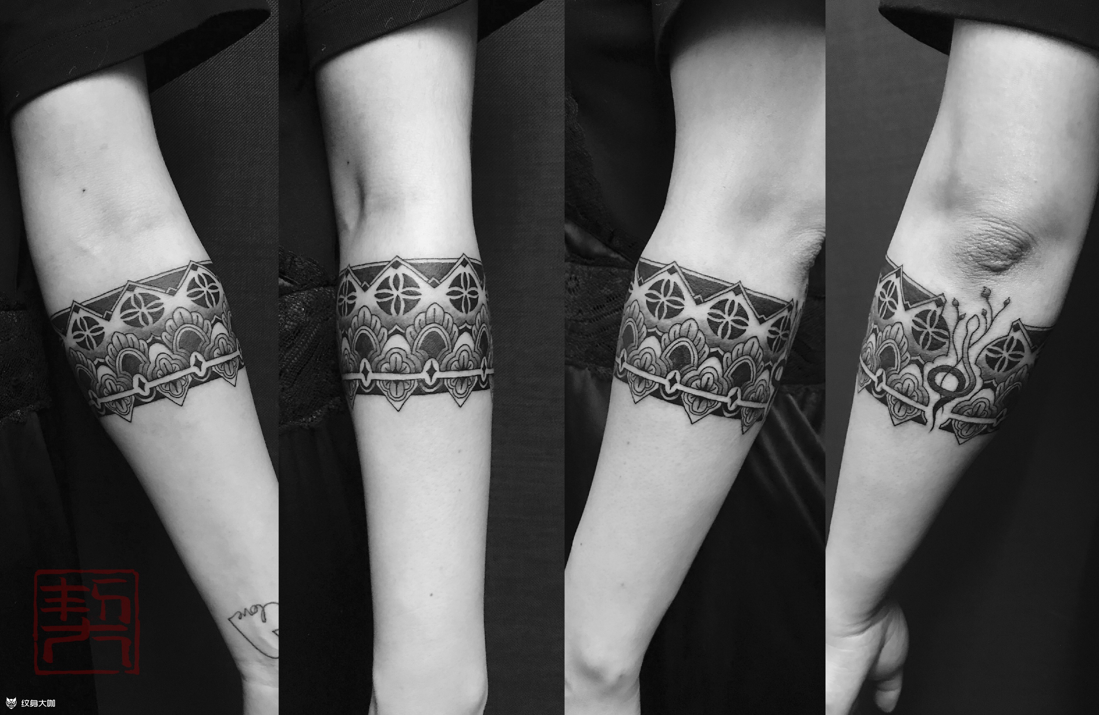 臂环_纹身图案手稿图片_ziggy_丘契的纹身作品集