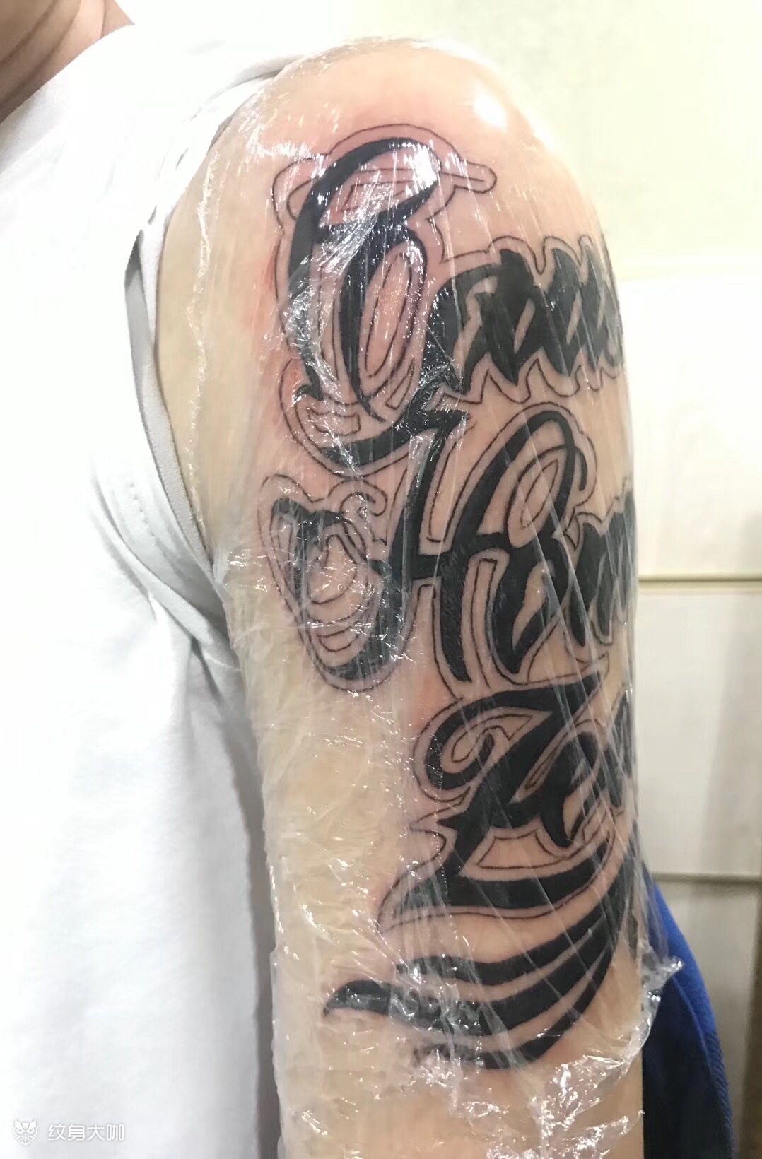 花体字_纹身图案手稿图片_林伟的纹身作品集