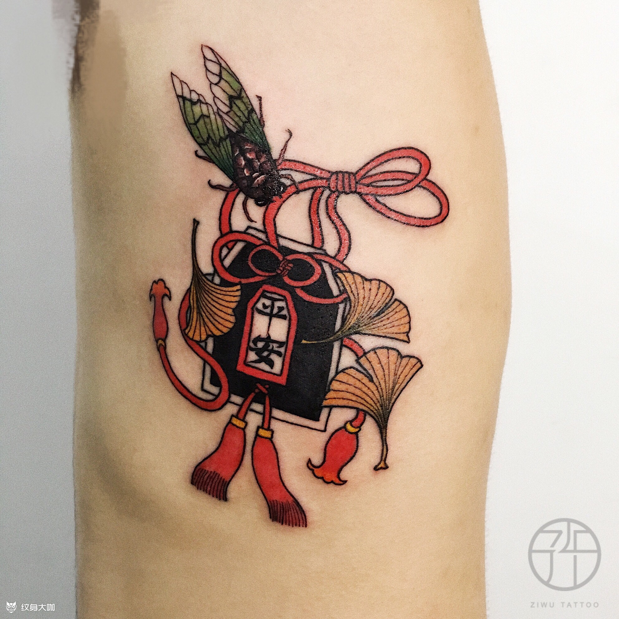 御守_纹身图案手稿图片_洪伟的纹身作品集