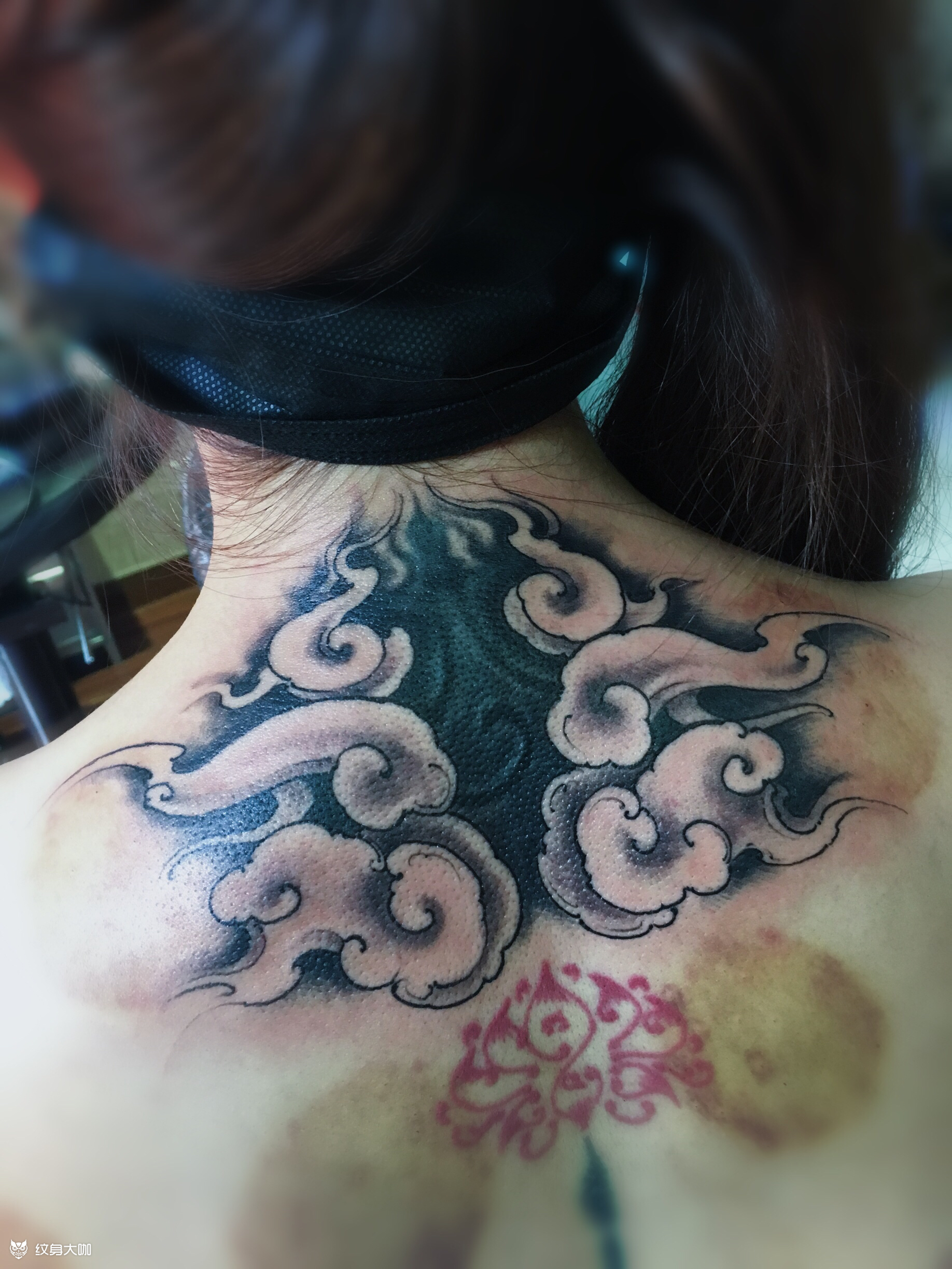 遮盖祥云_纹身图案手稿图片_龙哥的纹身作品集