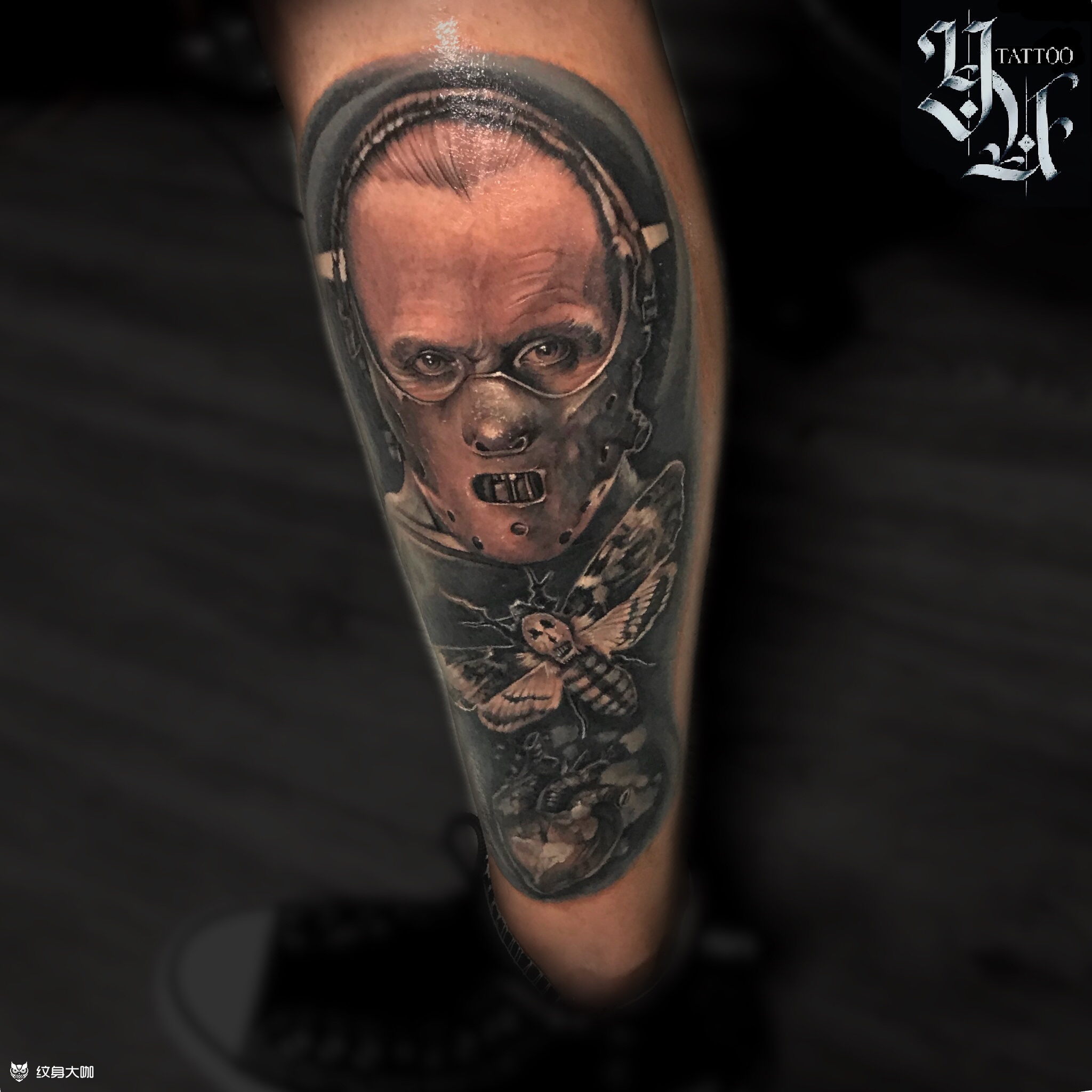 作品简介:以电影上帝的羔羊为主题设计的拔叔 第三张是纹身恢复后的