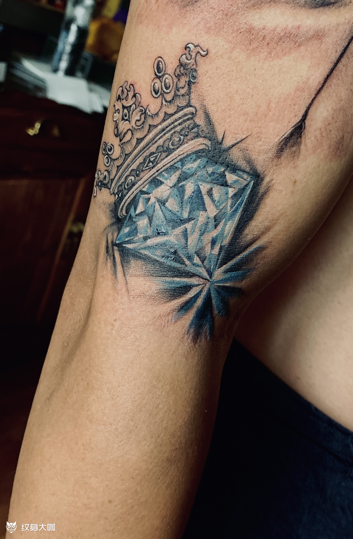 钻石_纹身图案手稿图片_金子的纹身作品集