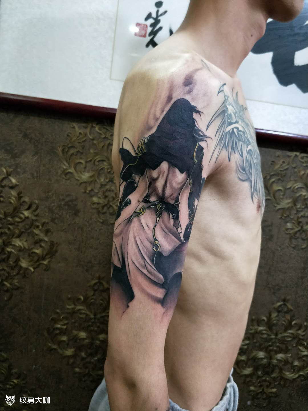 兰陵王_纹身图案手稿图片_小涛的纹身作品集