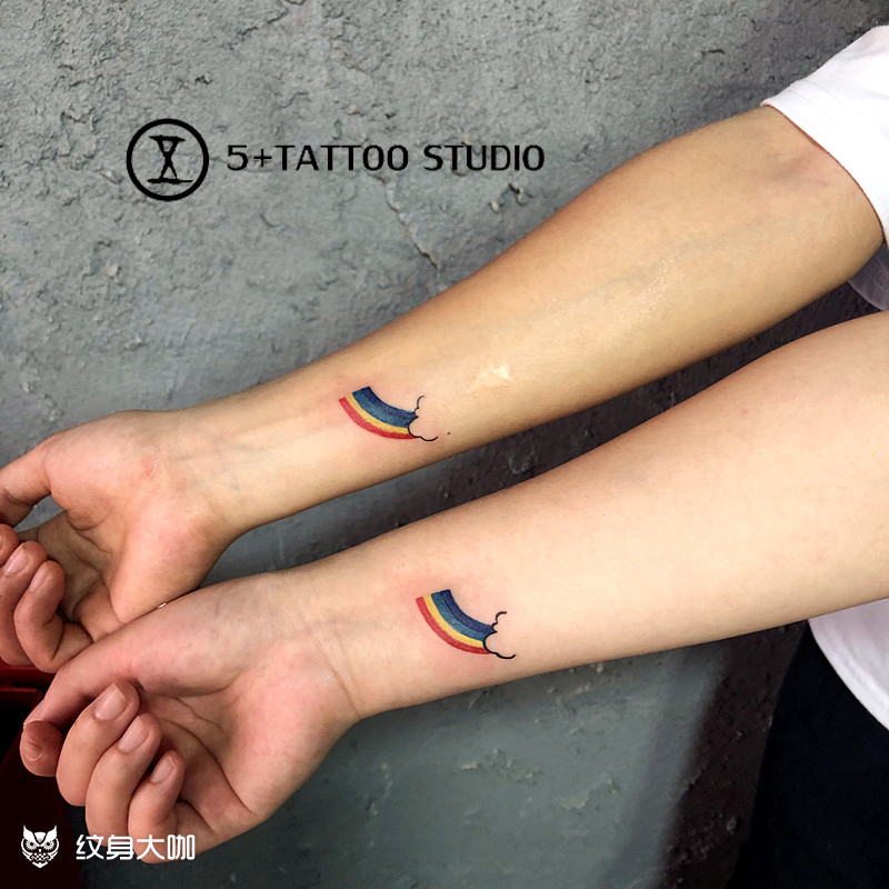 彩虹_纹身图案手稿图片_圈圈的纹身作品集